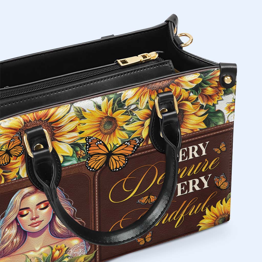 Very Demure, Very Mindful - Personalized Custom Leather Handbag - DG070_HB