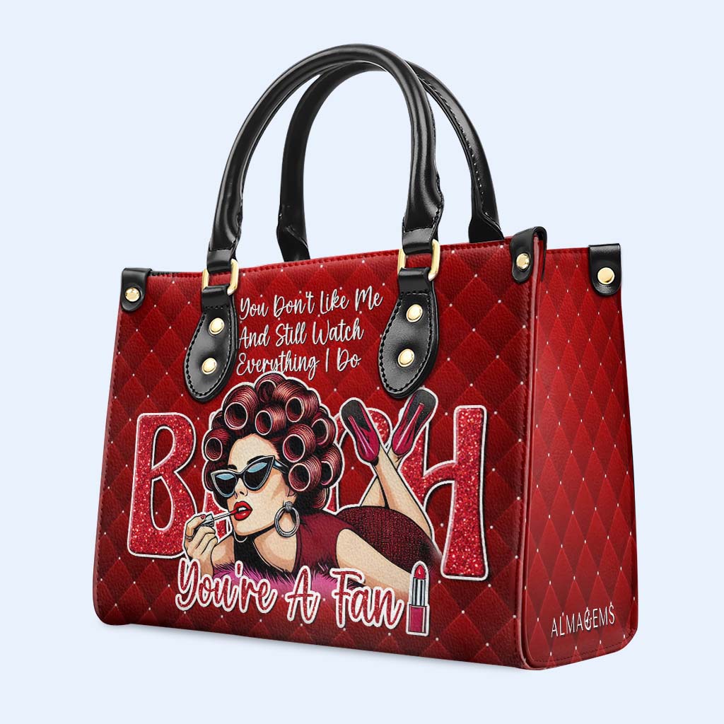 Vous êtes fan - Sac à main en cuir personnalisé - DG078_HB