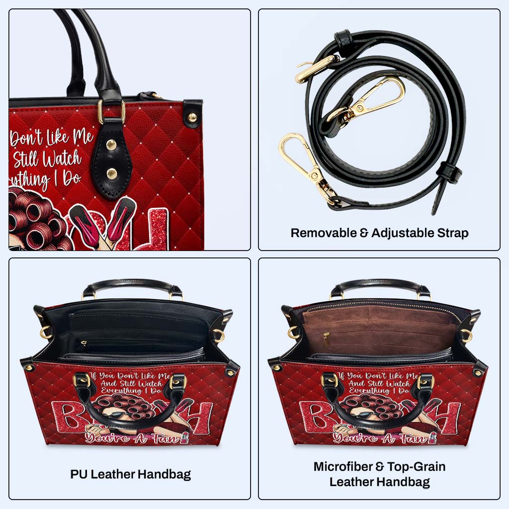 Vous êtes fan - Sac à main en cuir personnalisé - DG078_HB