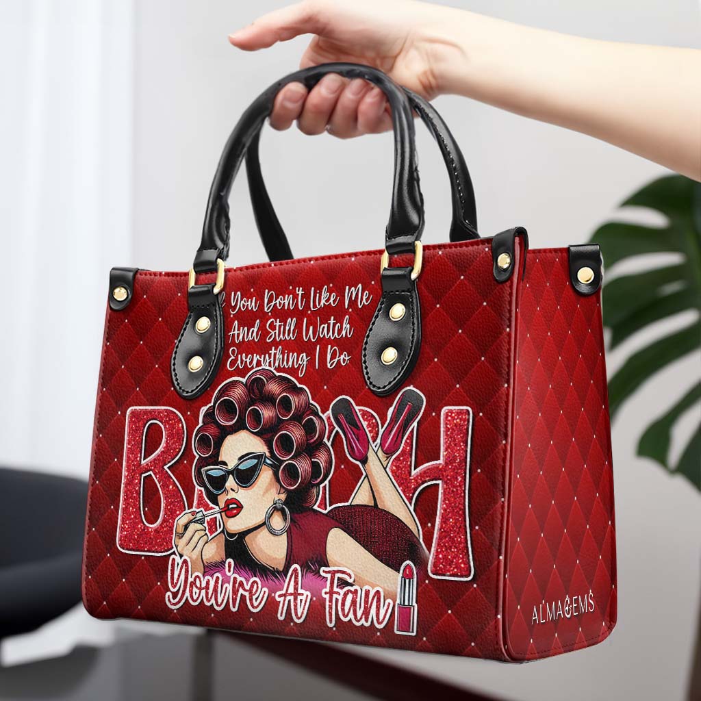 Vous êtes fan - Sac à main en cuir personnalisé - DG078_HB