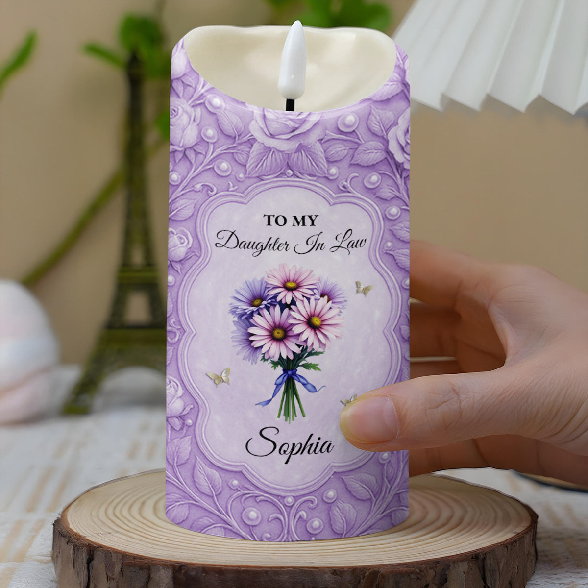 To My Daughter In Law, Flowers And Butterflies