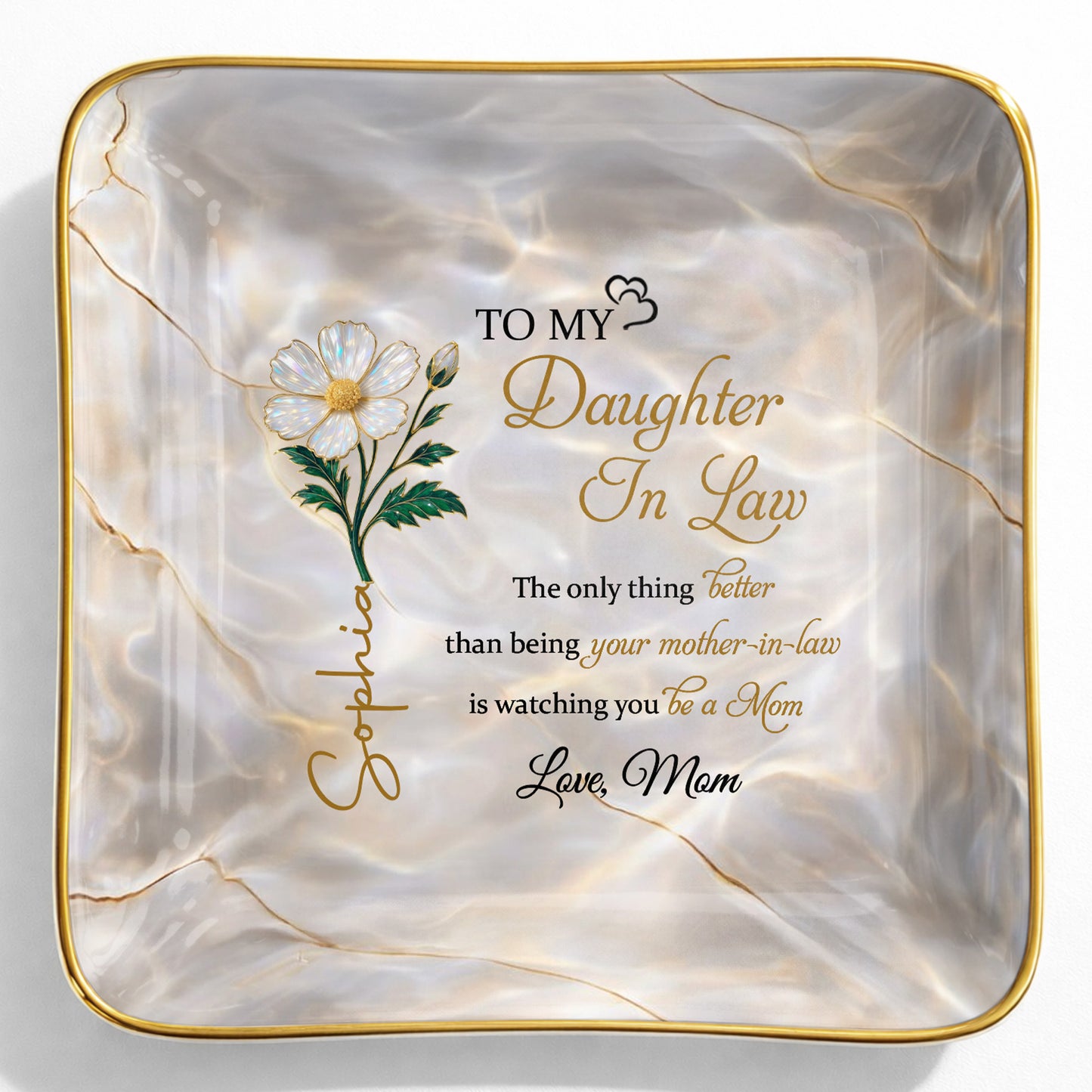 To My Daughter In Law, Watching You Be A Mom, Flower