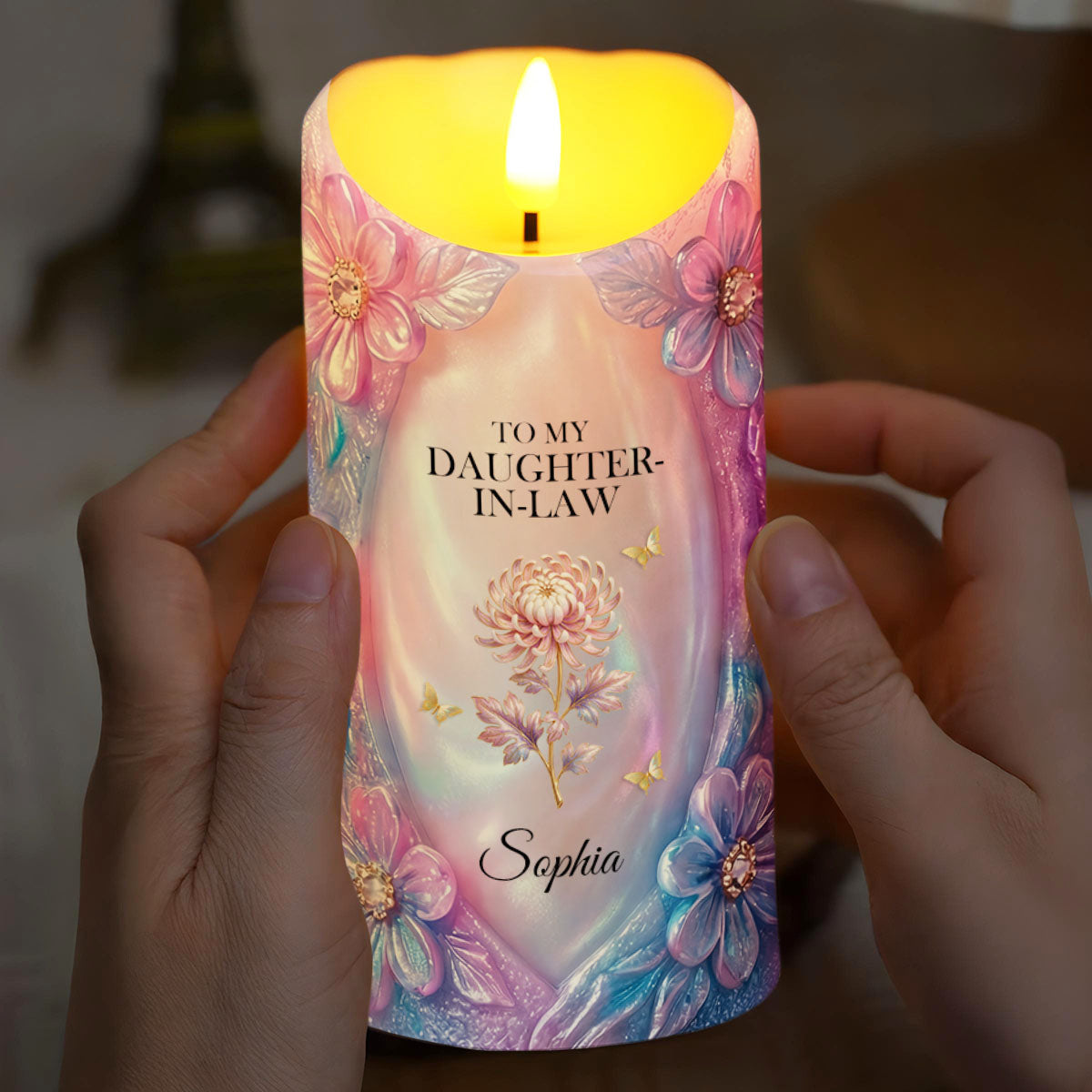 To My Daughter In Law Life Has Given Me The Gift Of You Flowers