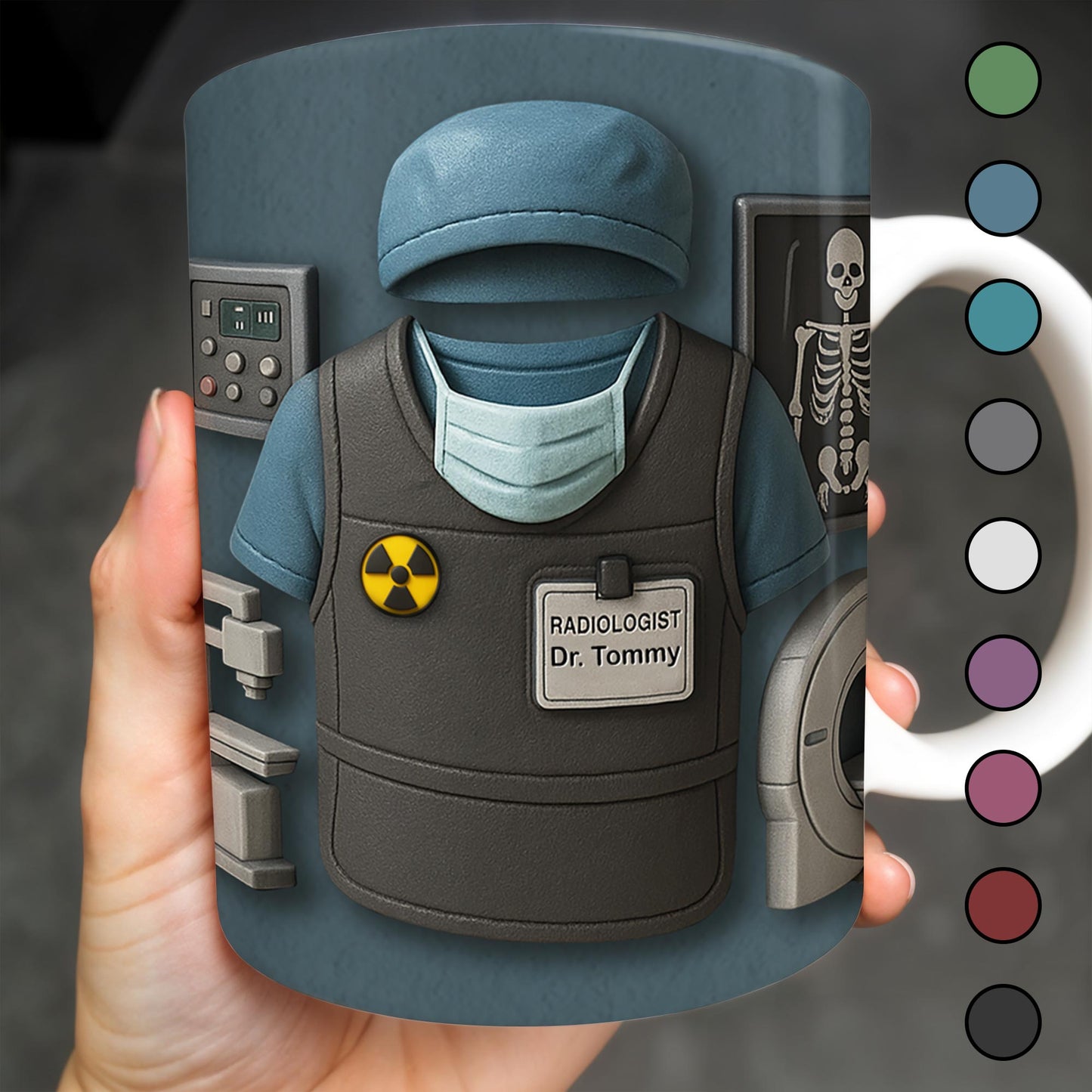 Radiologist Dr. Tommy, Radiology Vest and Medical Mask