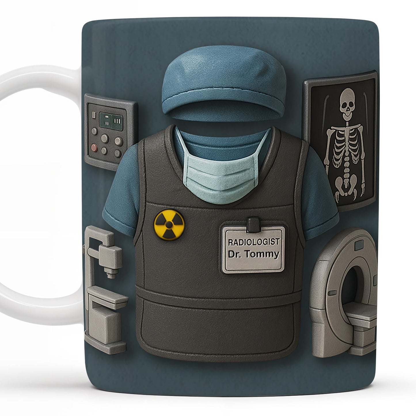 Radiologist Dr. Tommy, Radiology Vest and Medical Mask