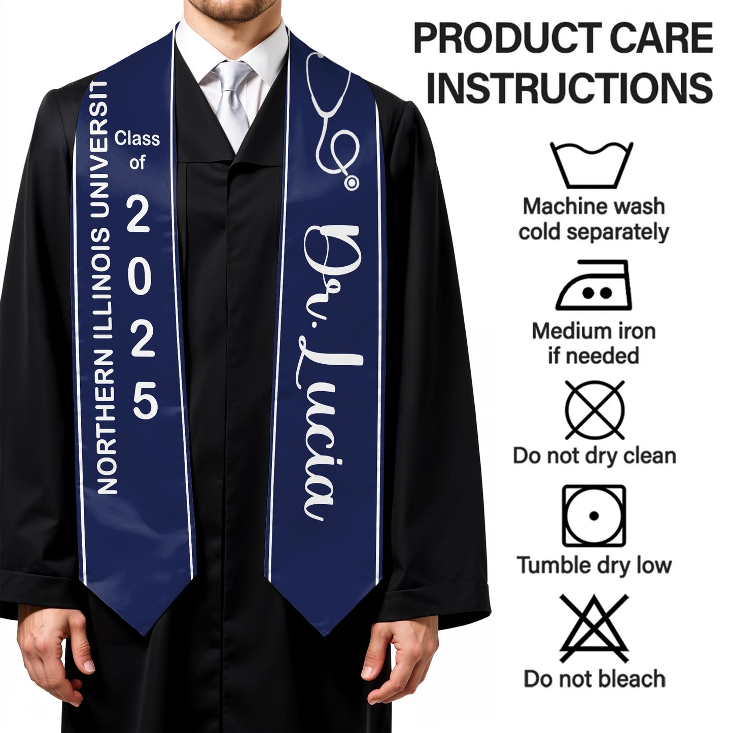 Celebrate Your Achievements, Graduation Cap and Stethoscope