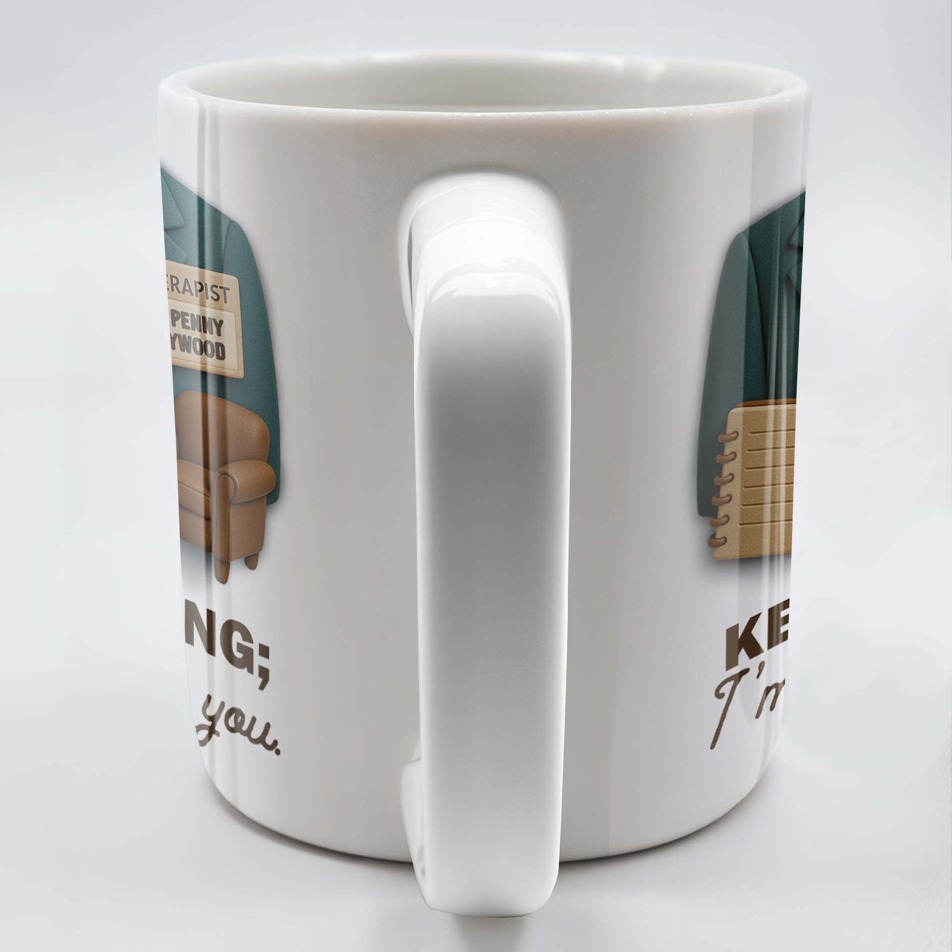 Keep Talking; I'm diagnosing you, Therapist Jacket, Notebook, Chair