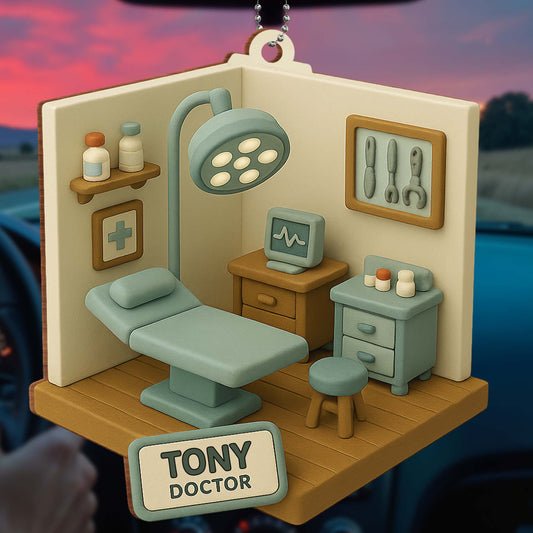 Miniature Model Of A Cozy Medical Office