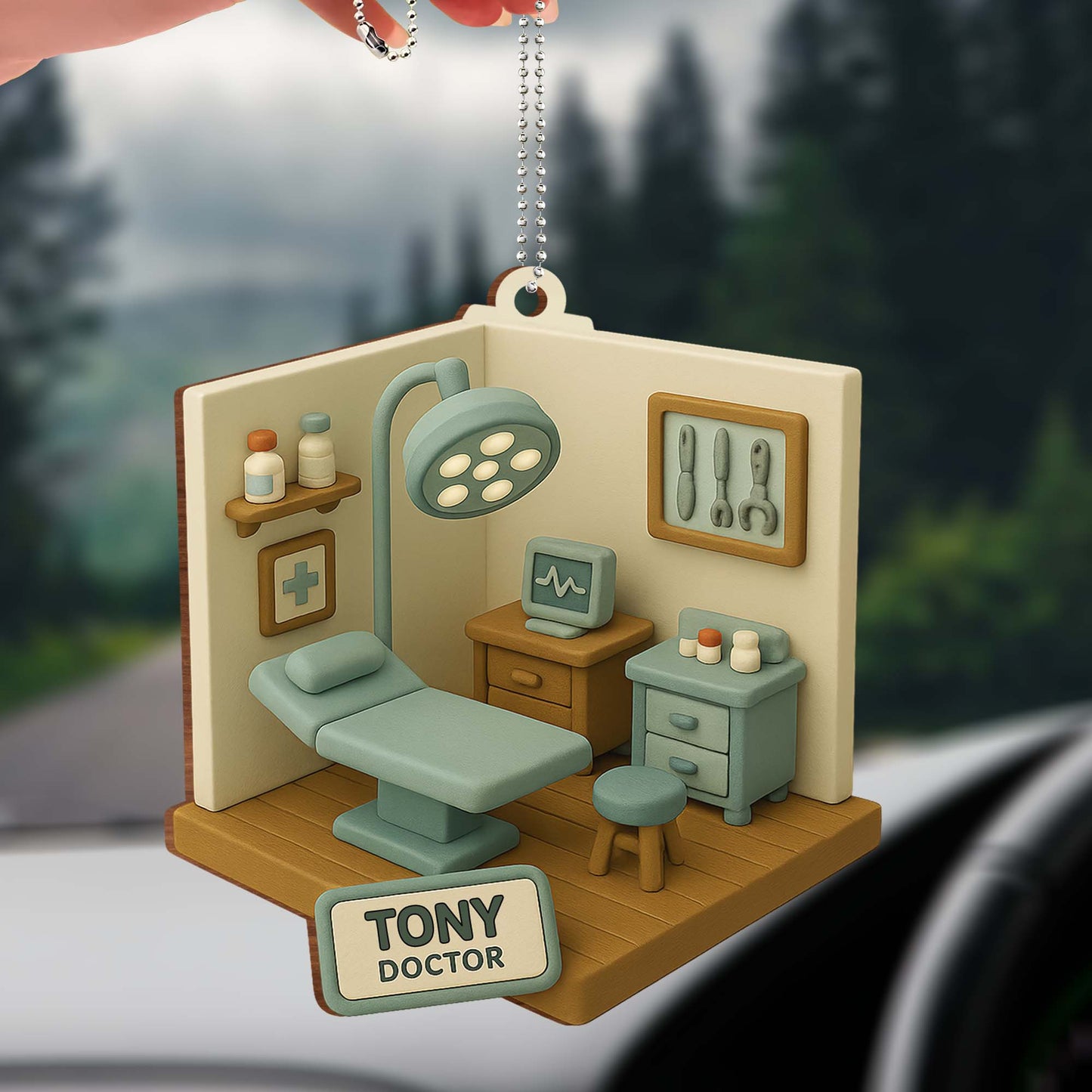 Miniature Model Of A Cozy Medical Office