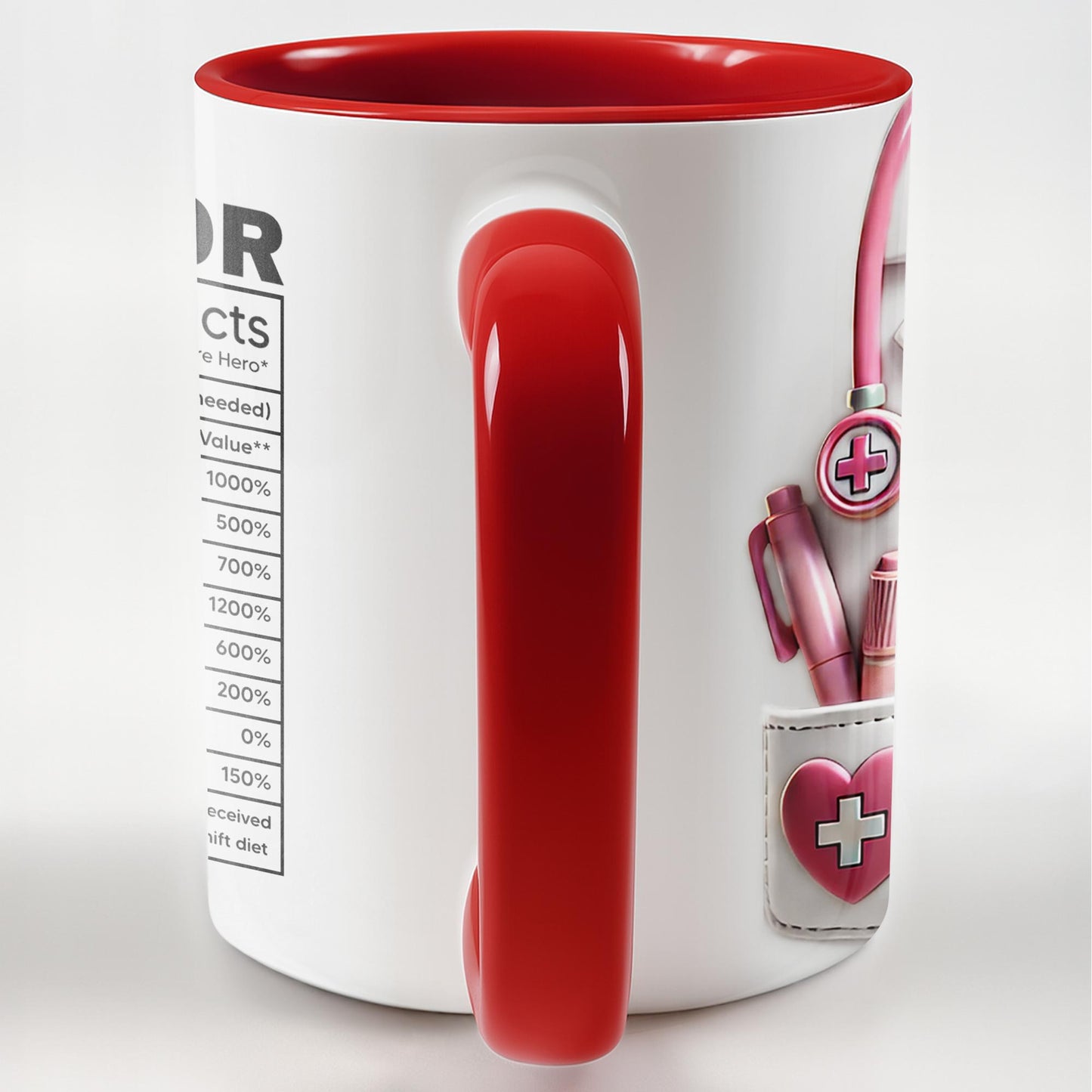 Essential Medical Equipment Gift For Healthcare Professionals - Personalized Custom Accent Mug - DOC009_AMUG