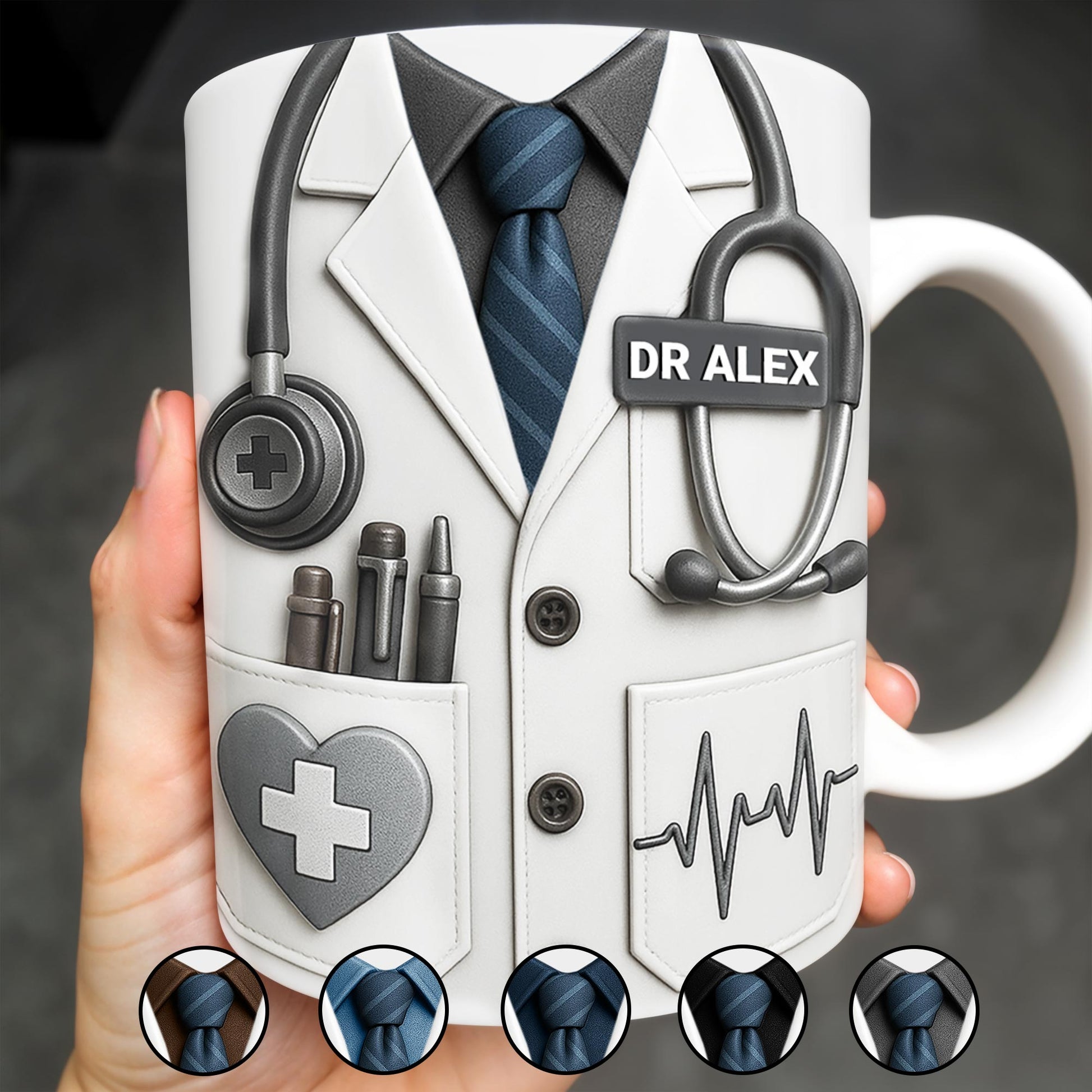 Celebrate The Dedication And Care Of Medical Professionals, Stethoscope And Doctor’s Coat