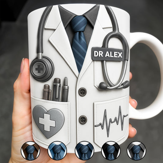 Celebrate The Dedication And Care Of Medical Professionals, Stethoscope And Doctor’s Coat