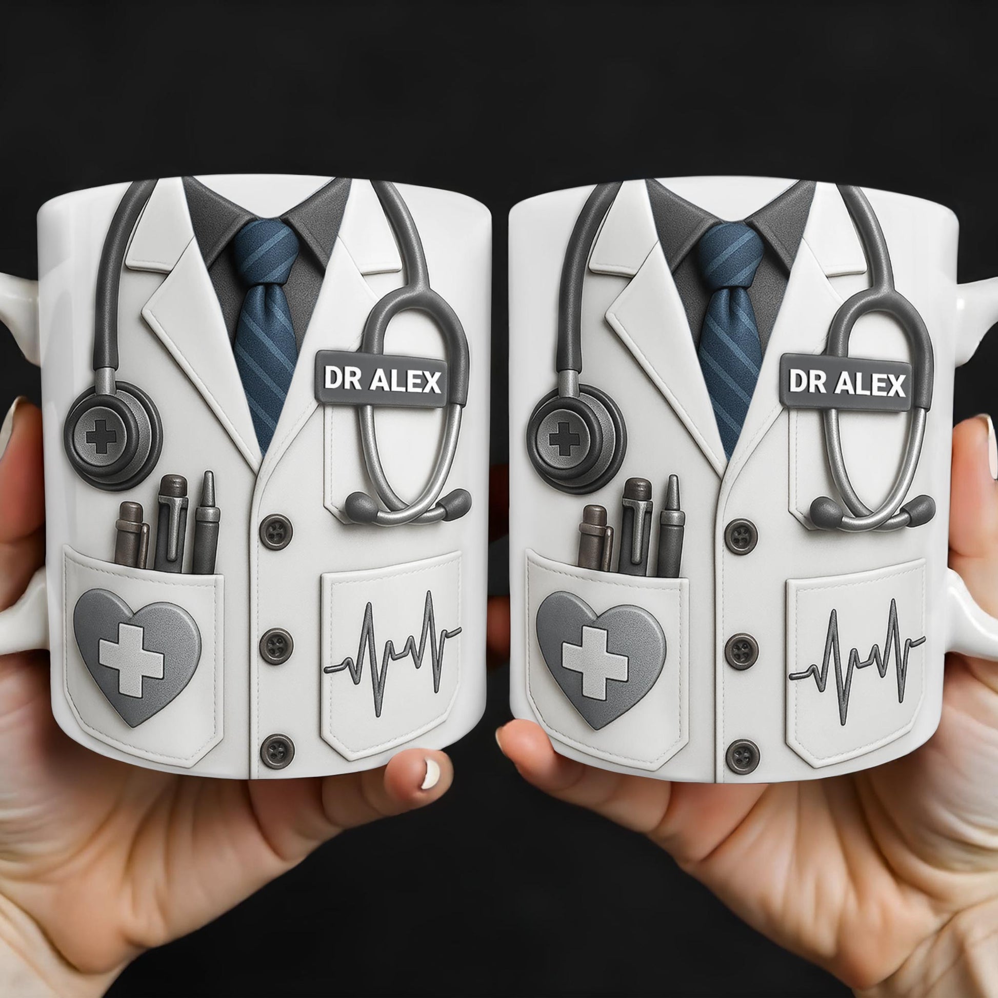 Celebrate The Dedication And Care Of Medical Professionals, Stethoscope And Doctor’s Coat