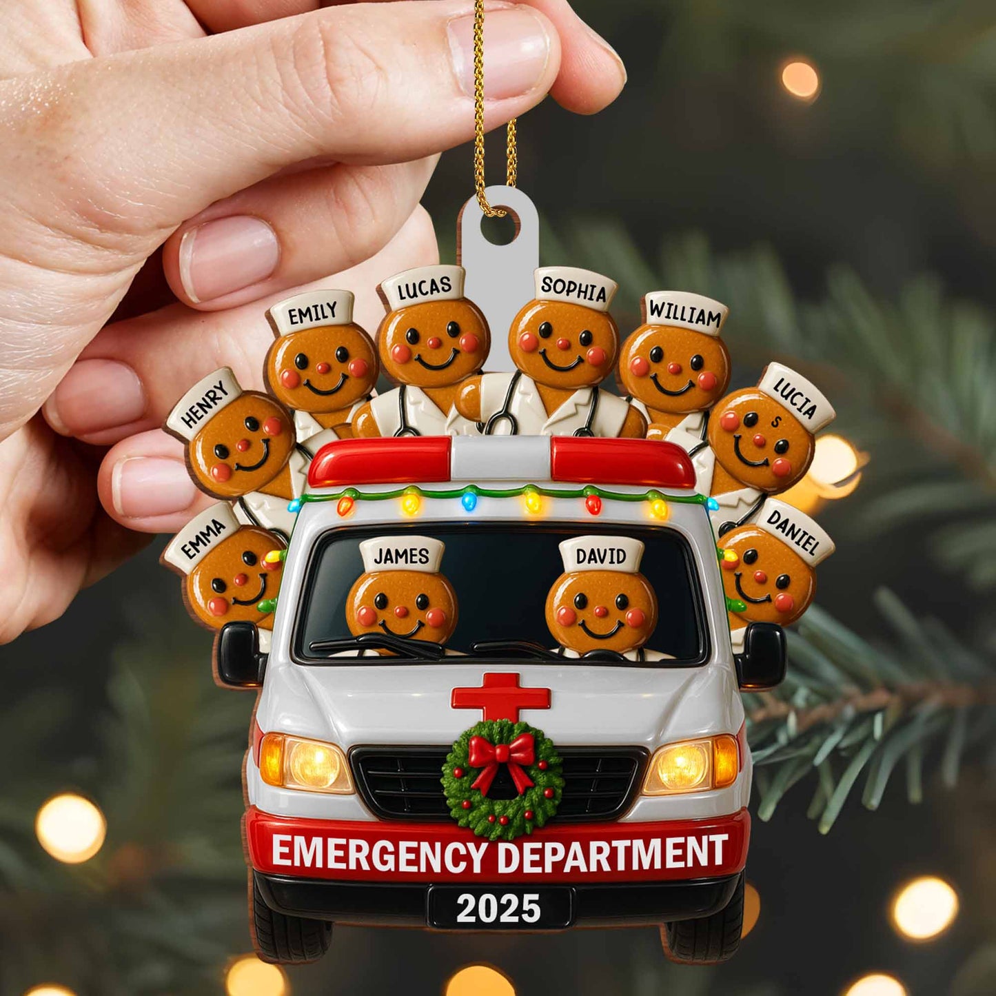 Celebrate Your Emergency Department Team Holiday Ambulance