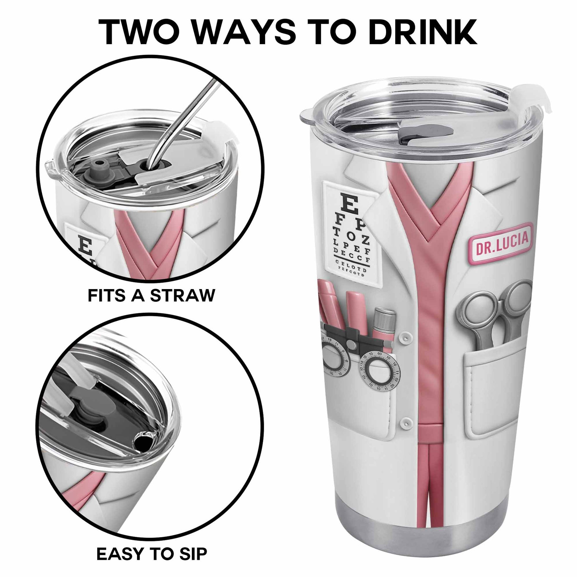 Personalized Medical Tumbler For Healthcare Professionals