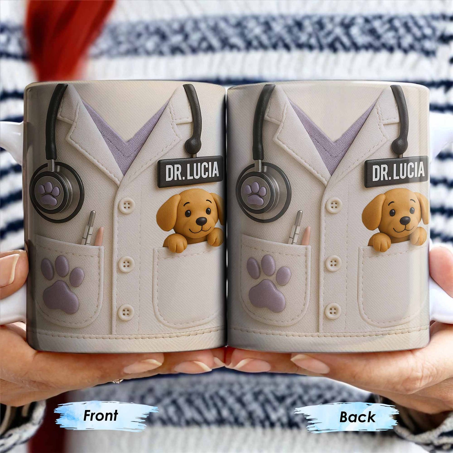 The Perfect Gift For Pet Lovers Featuring Lab Coat And Dog