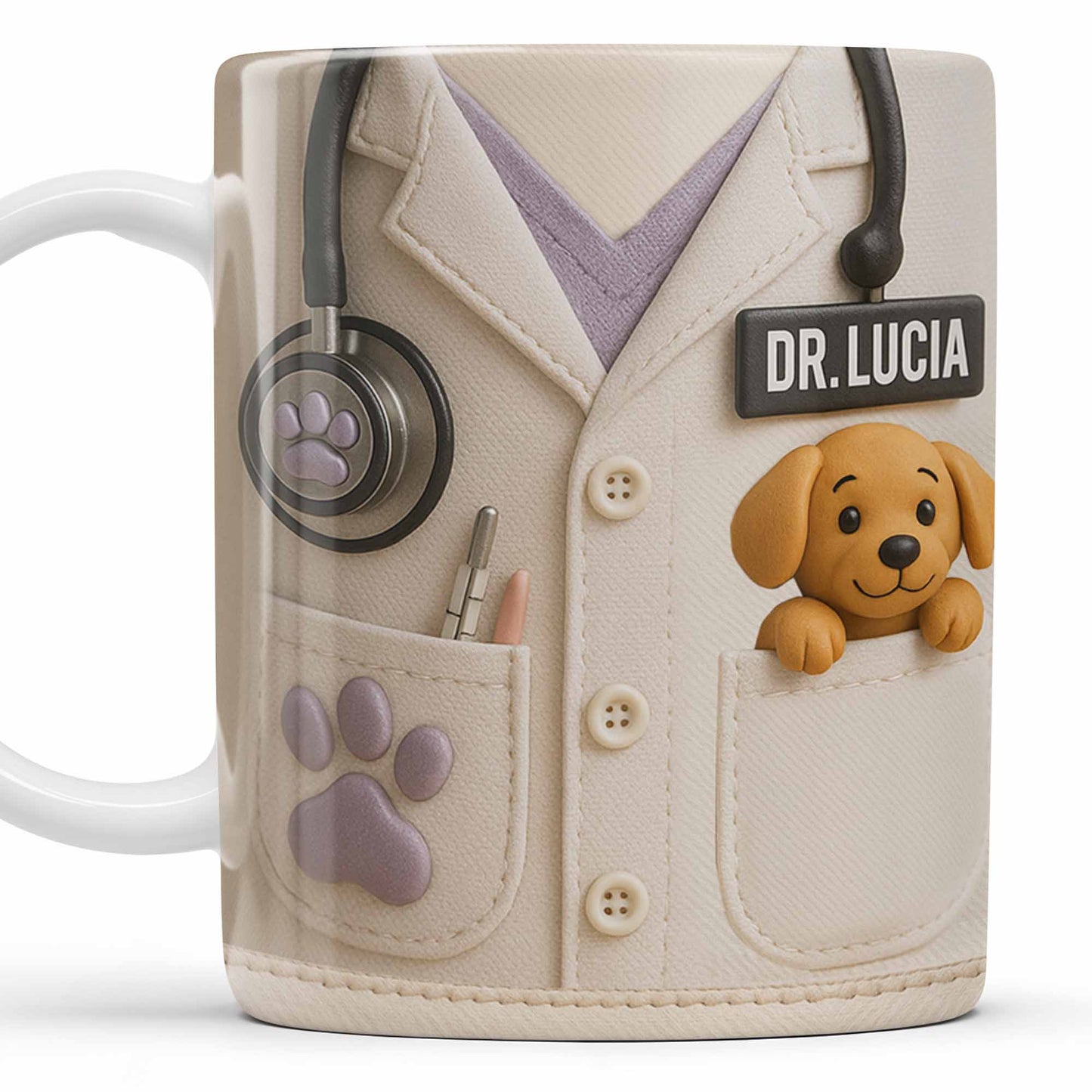 The Perfect Gift For Pet Lovers Featuring Lab Coat And Dog
