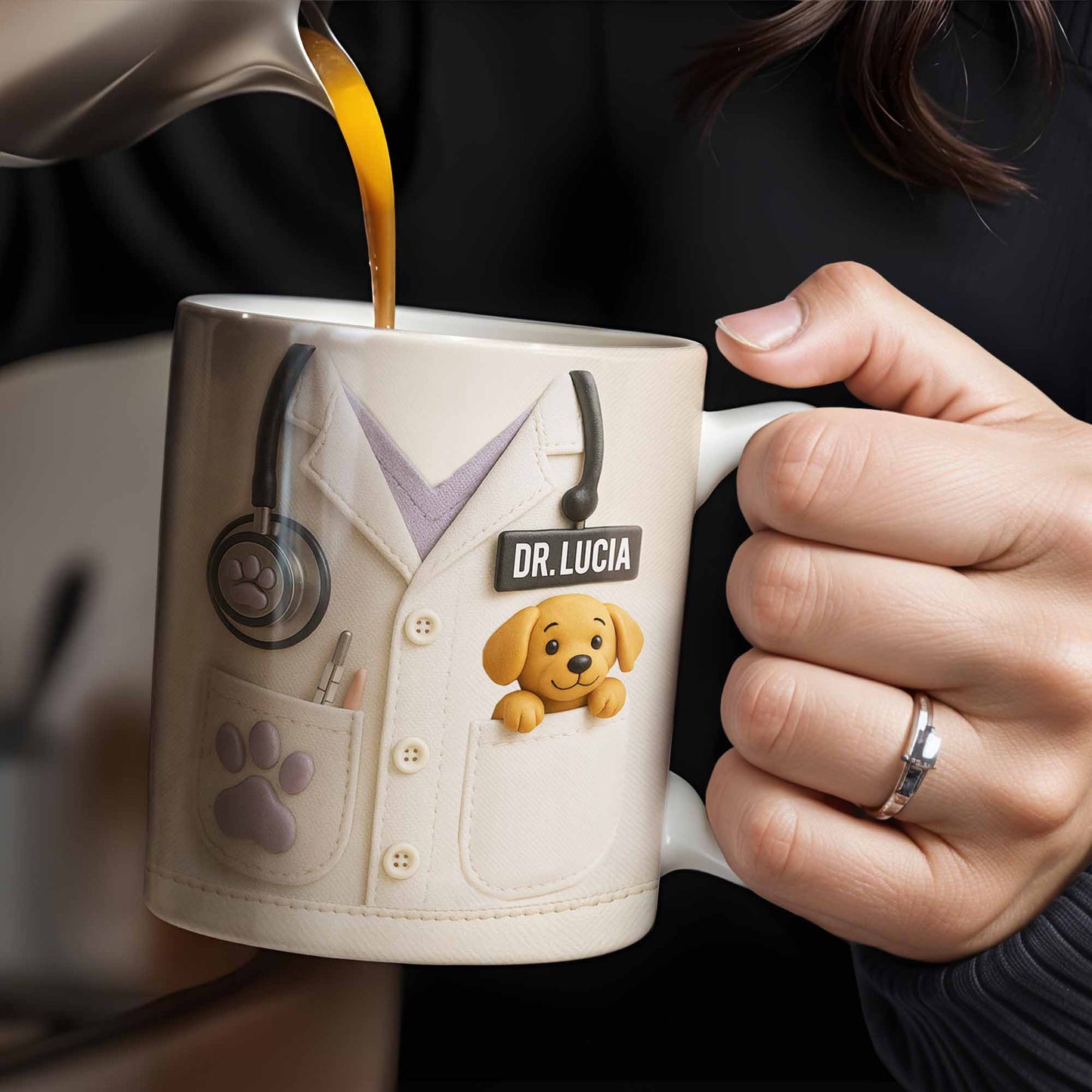 The Perfect Gift For Pet Lovers Featuring Lab Coat And Dog
