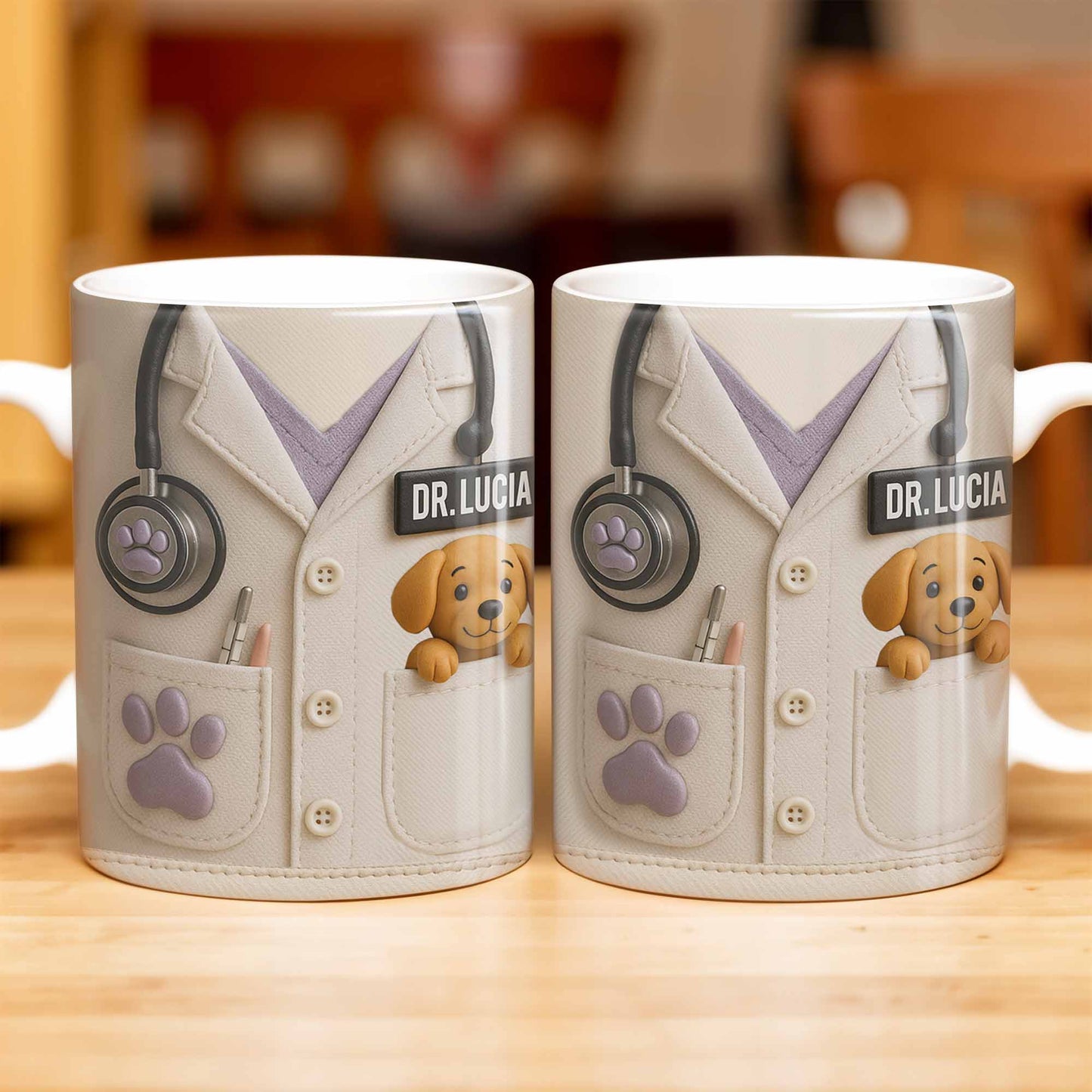 The Perfect Gift For Pet Lovers Featuring Lab Coat And Dog