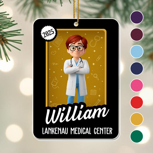 Celebrate Your Achievements, Custom Medical Professional Ornament
