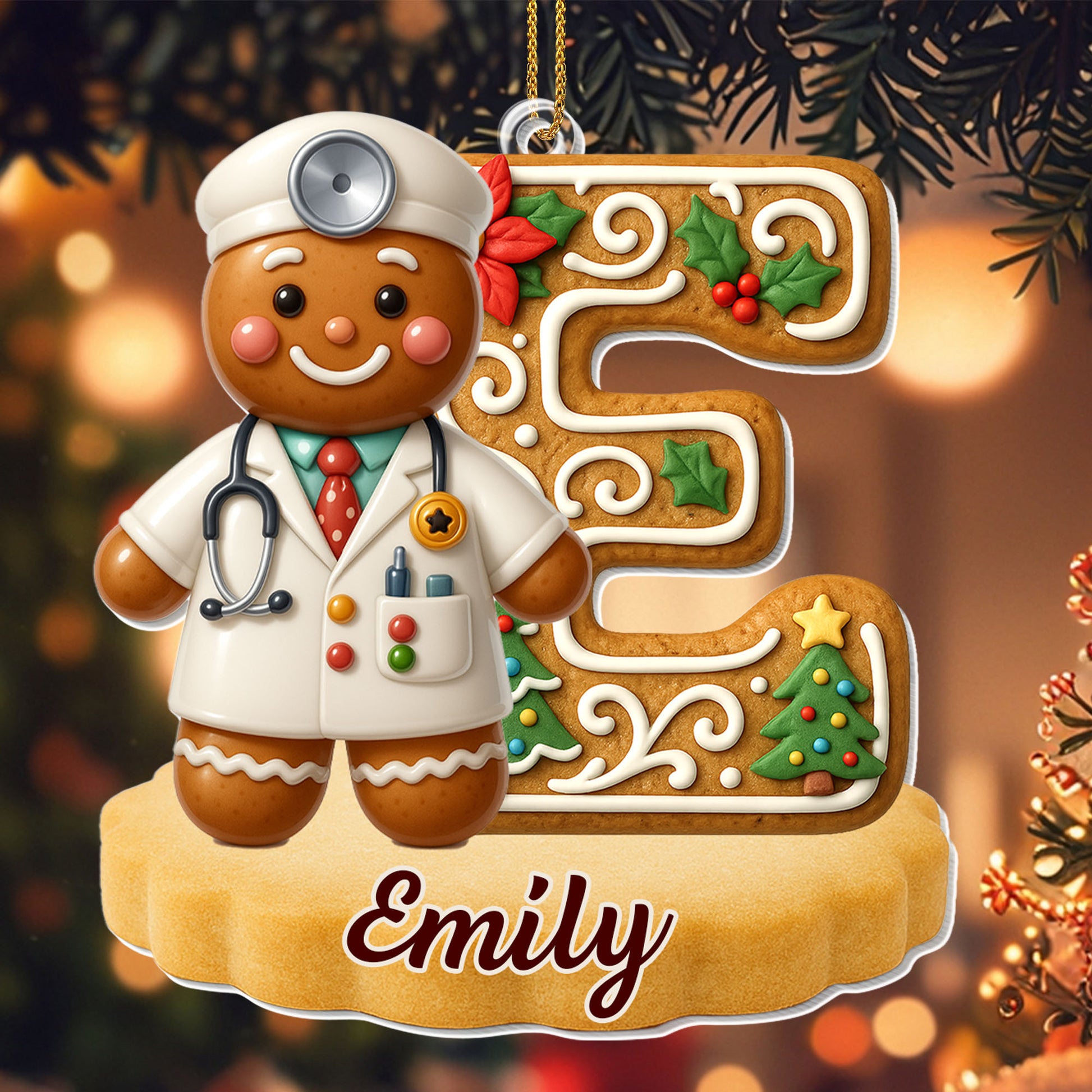 Celebrate The Festive Season With A Gingerbread Doctor Ornament