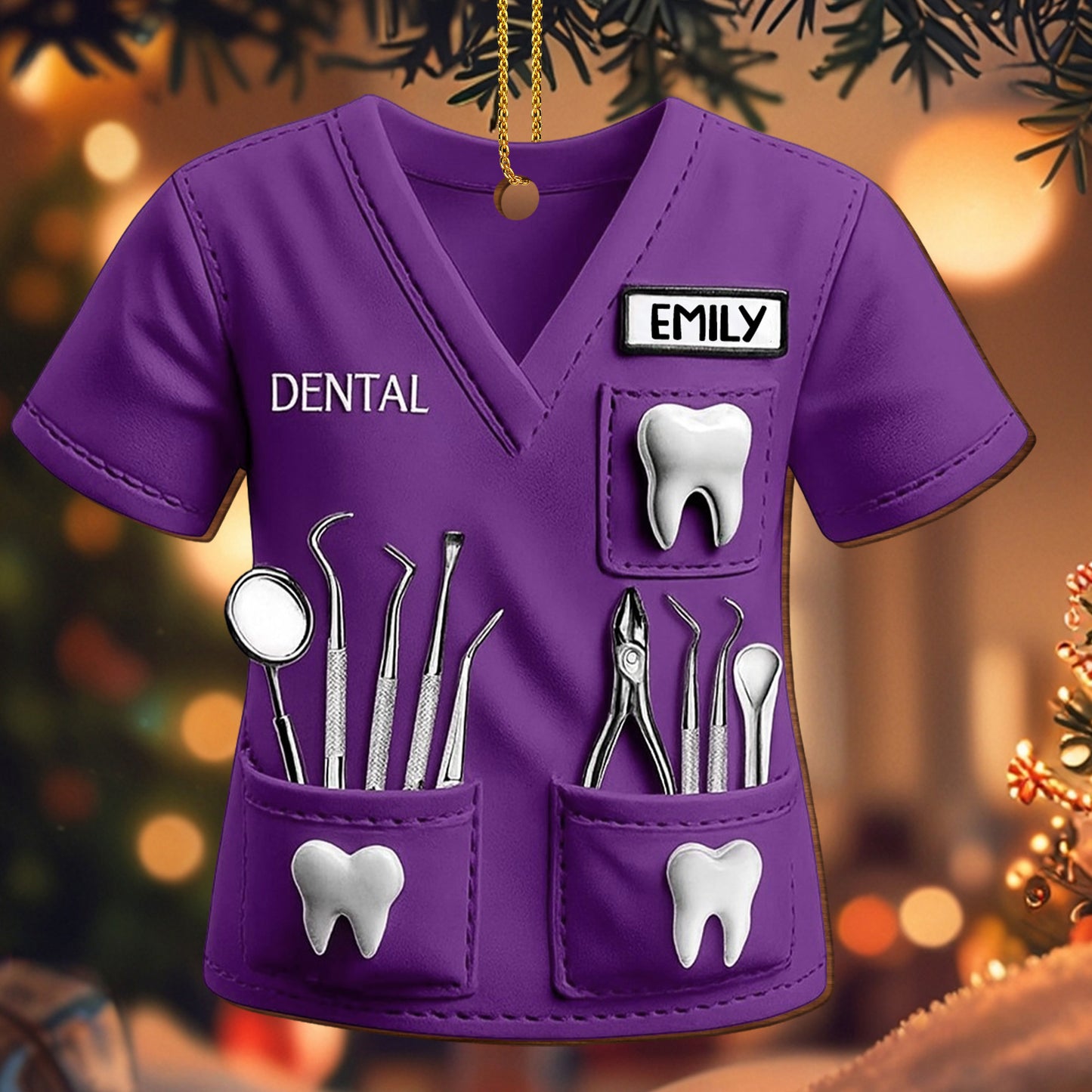 Customize With A Name And Dentistry Tools