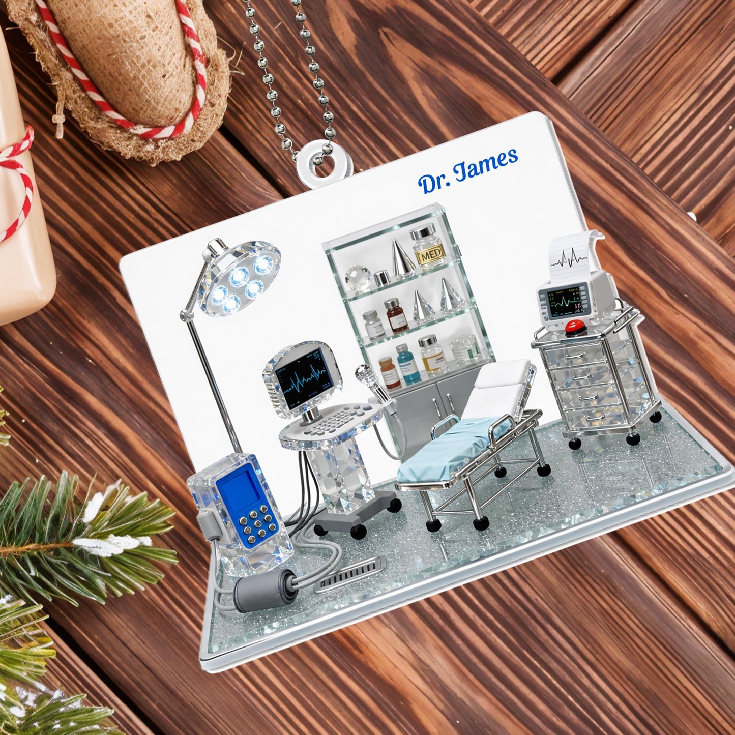 Dr. James Medical Equipment Ornament