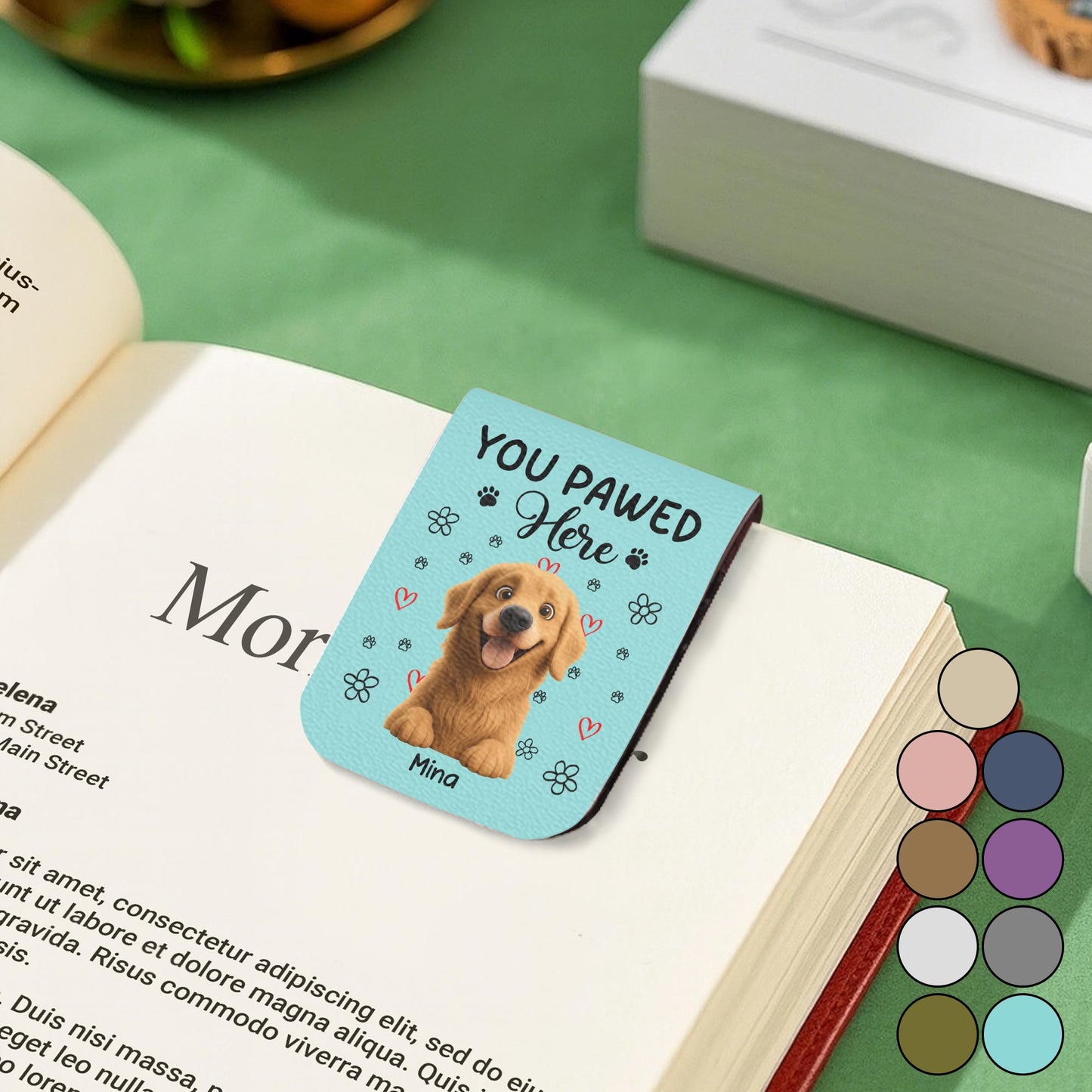 You Pawsed Right Here With Dog Illustration