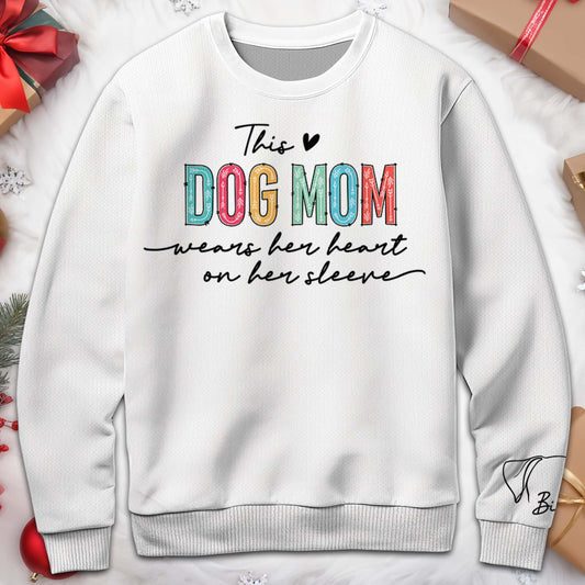 Capture Every Moment Stylish Comfortable Dog Silhouette Sweatshirt