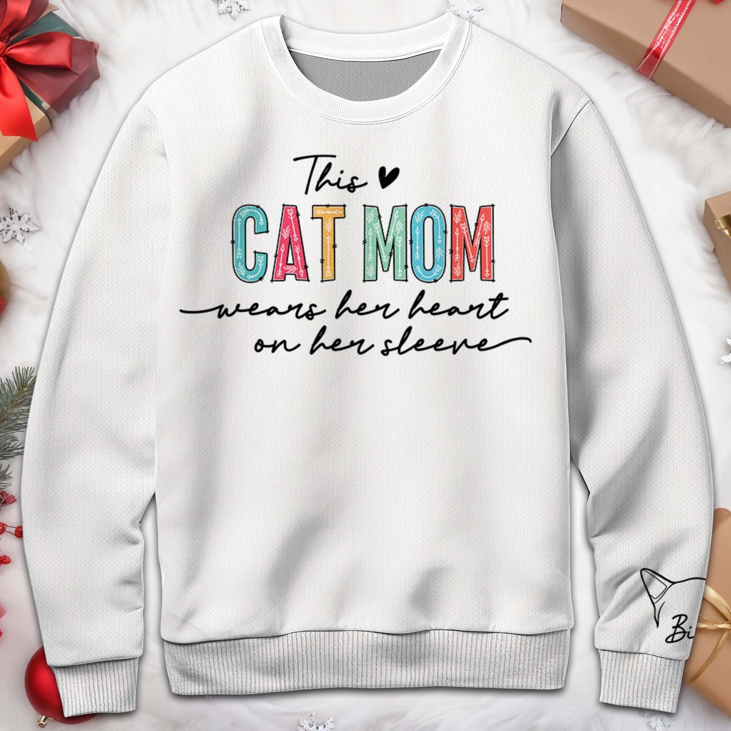 Capture Every Moment Stylish Comfortable Dog Silhouette Sweatshirt