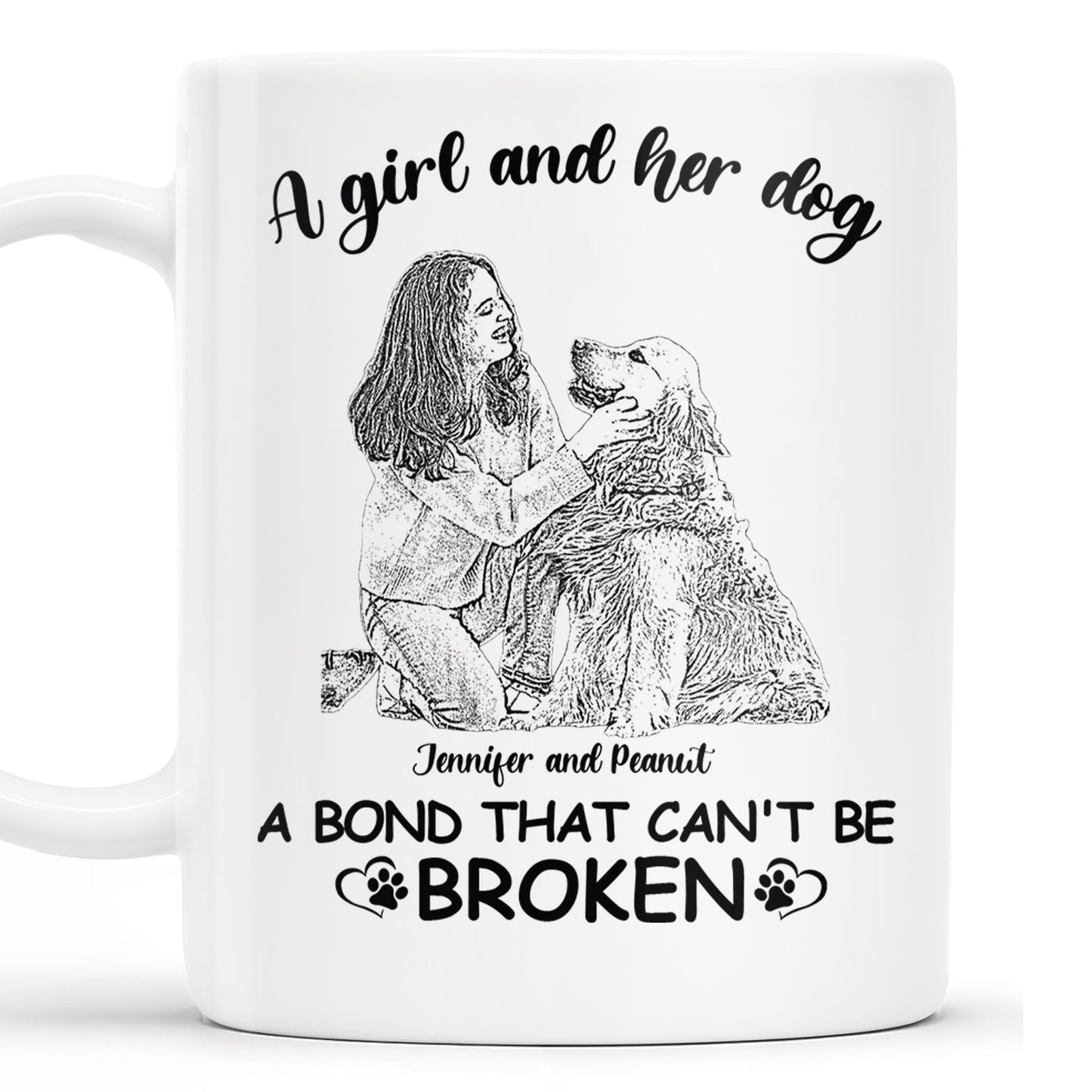 Girl And Dog Bond That Can't Be Broken