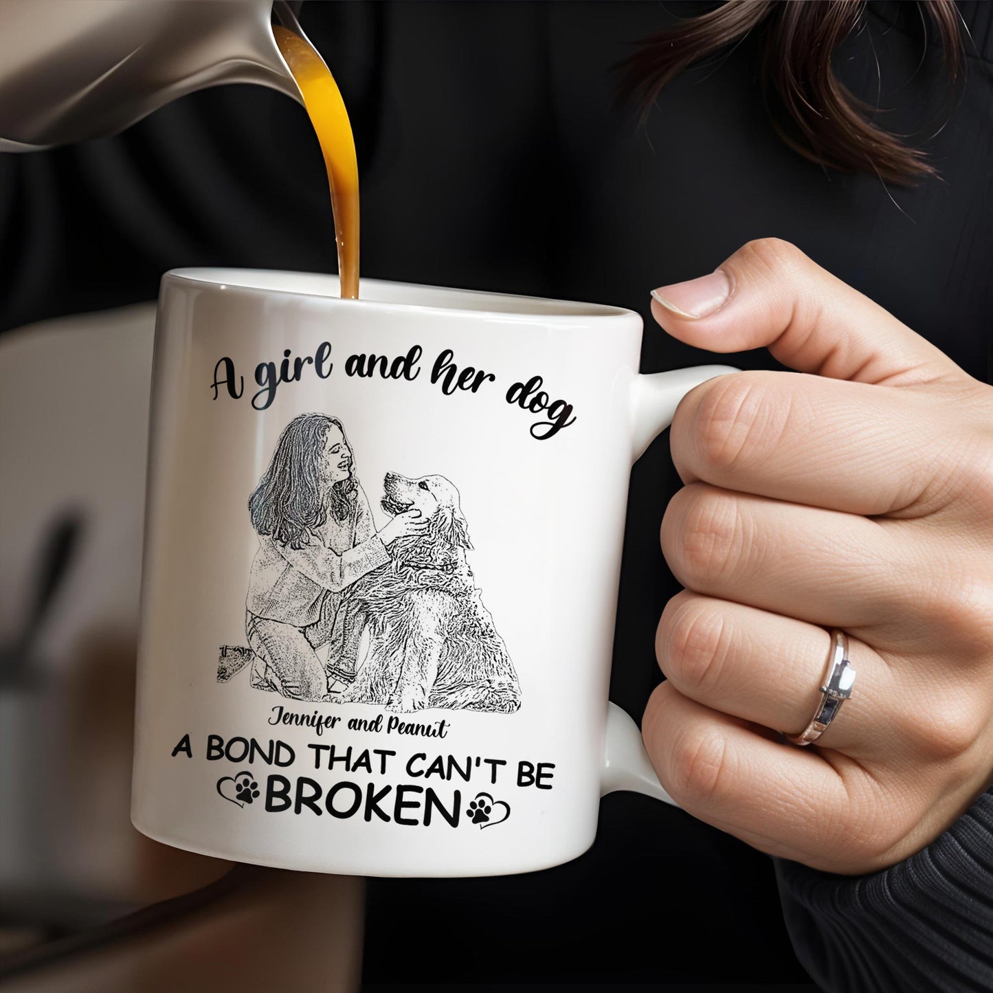 Girl And Dog Bond That Can't Be Broken