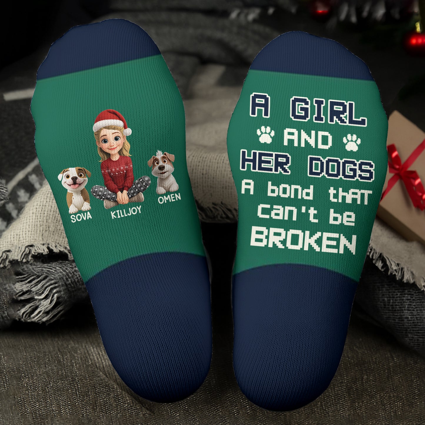 A Girl And Her Dogs, A Bond That Can't Be Broken