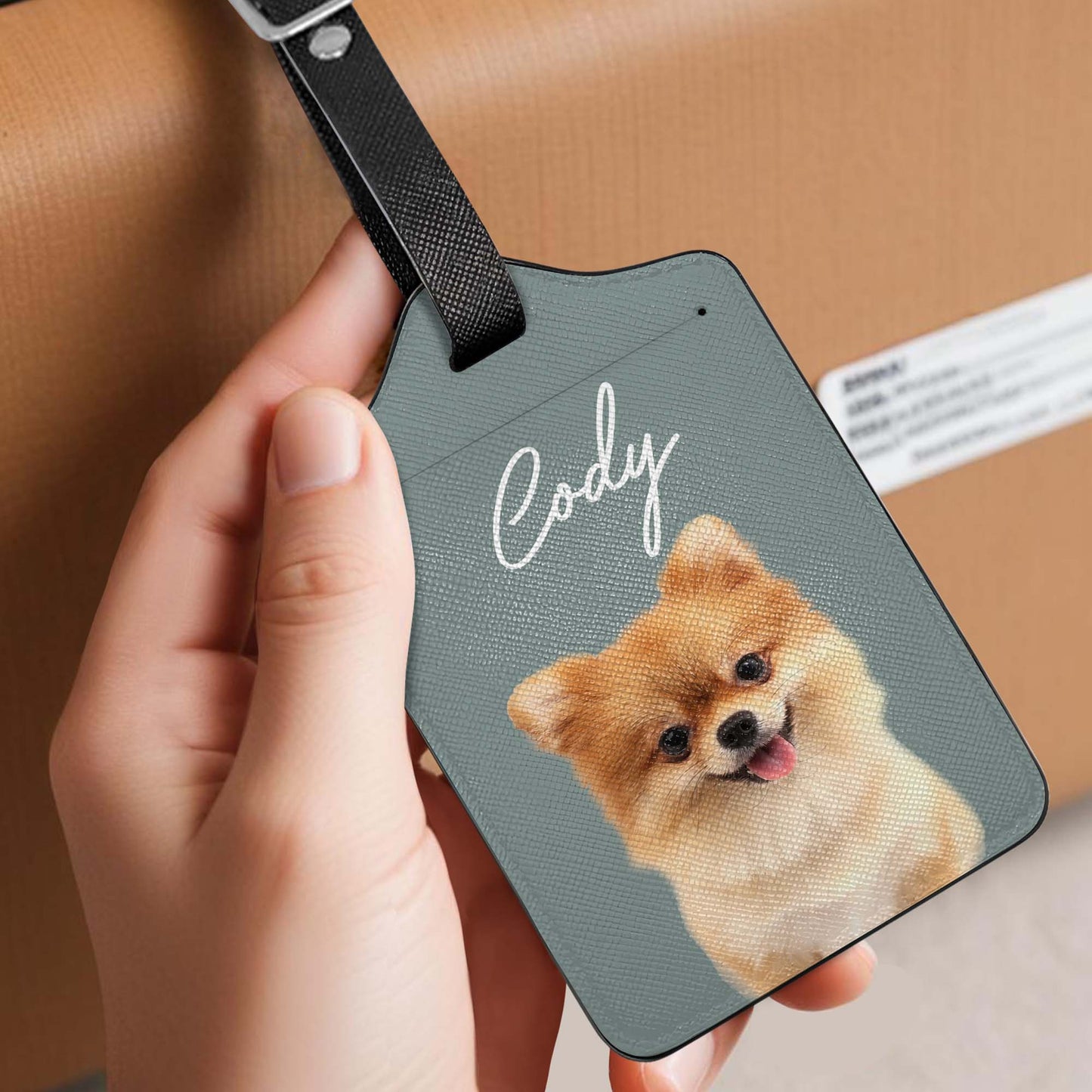Cody Dog Custom Luggage Tag