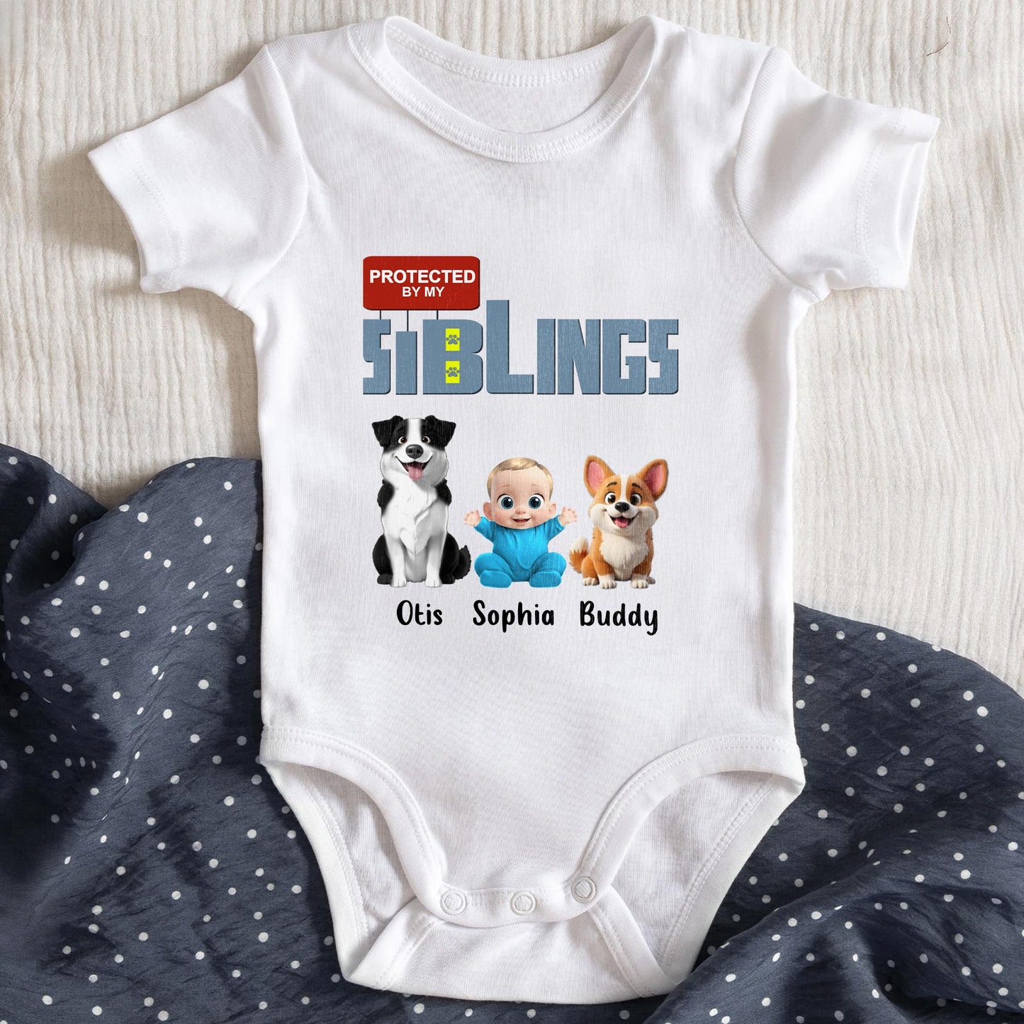 Protected By My Siblings, Baby and Dogs