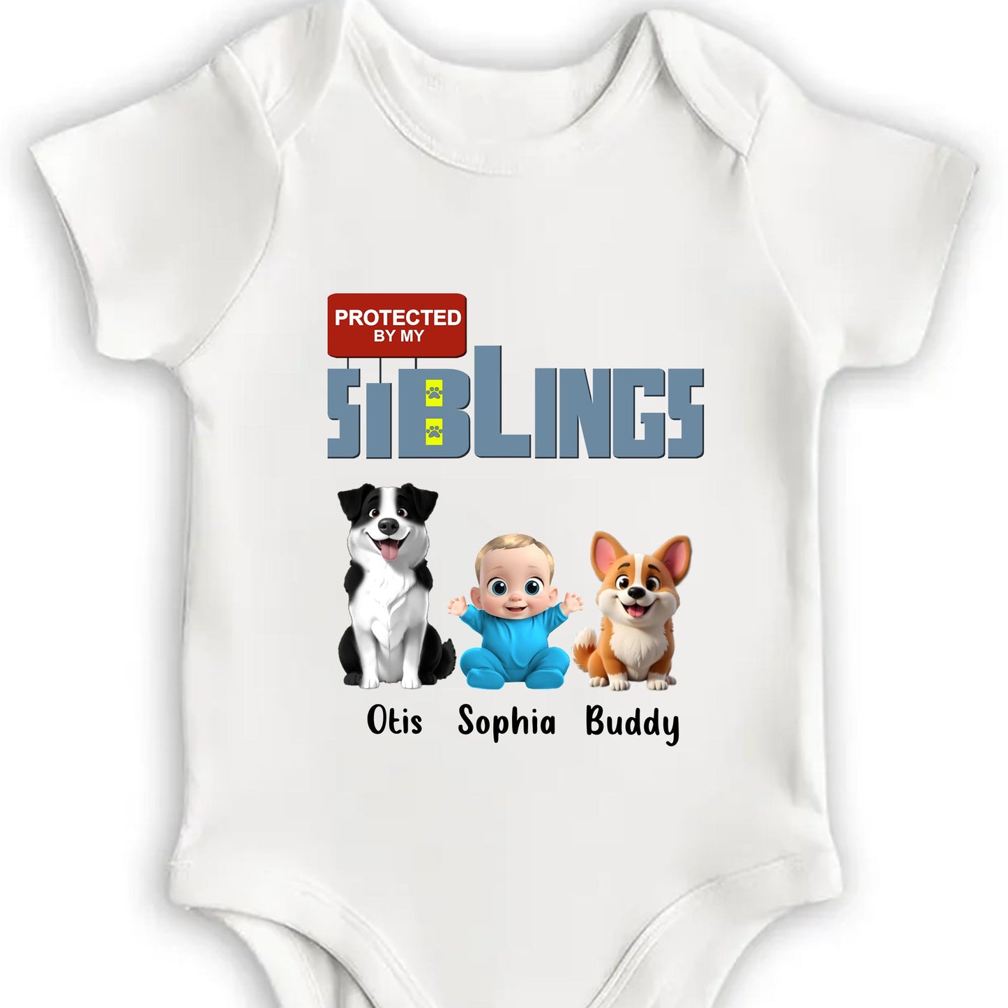 Protected By My Siblings, Baby and Dogs