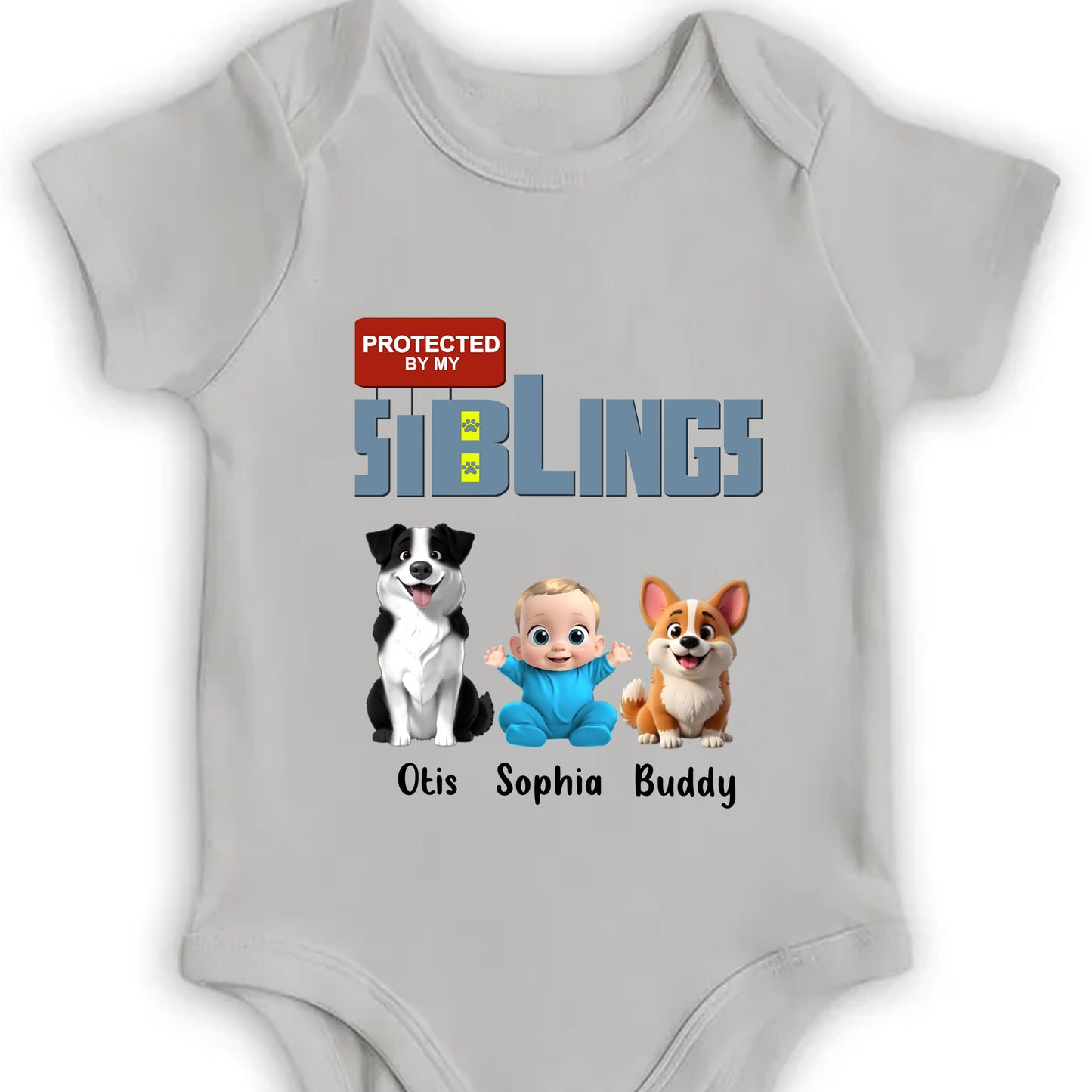 Protected By My Siblings, Baby and Dogs