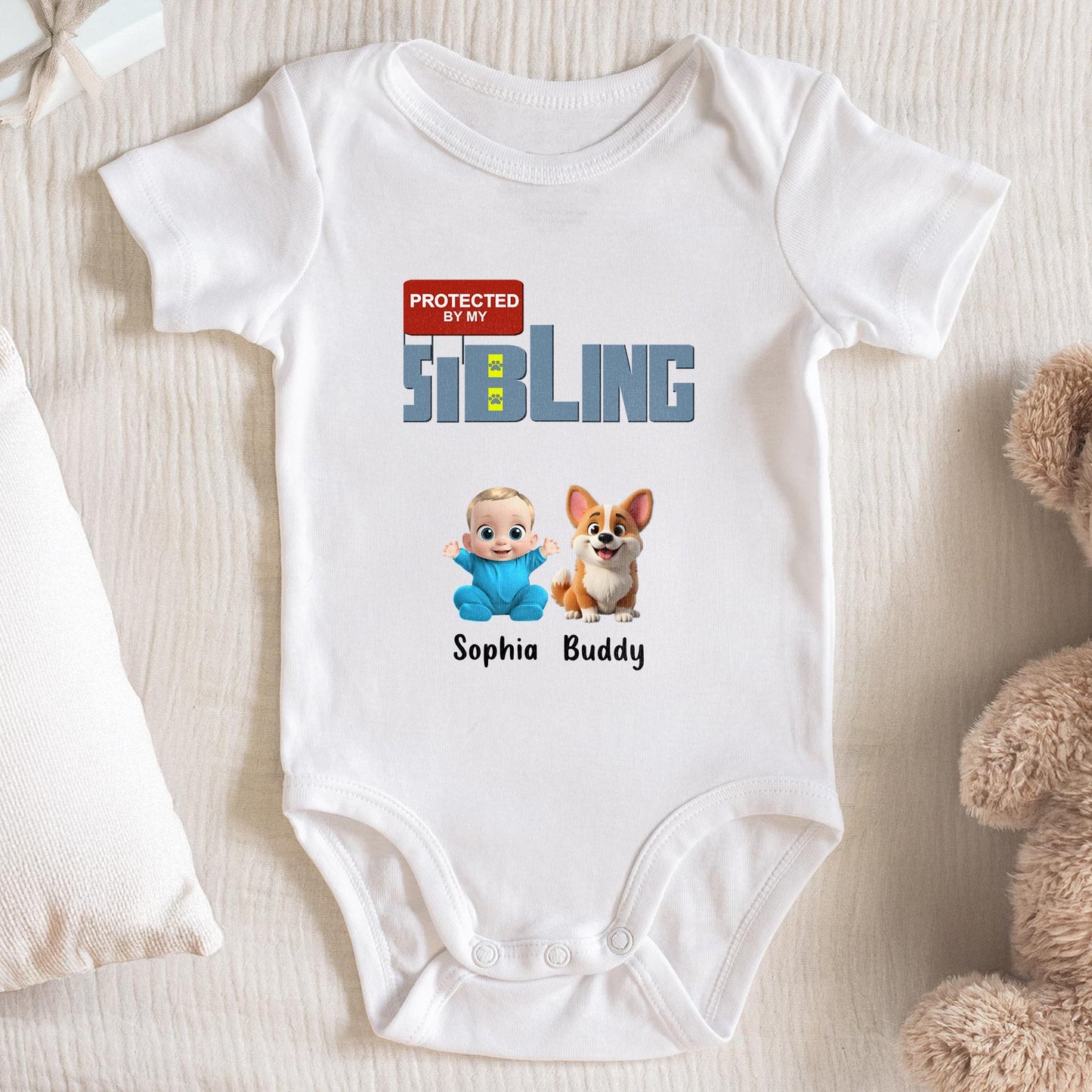 Protected By My Siblings, Baby and Dogs