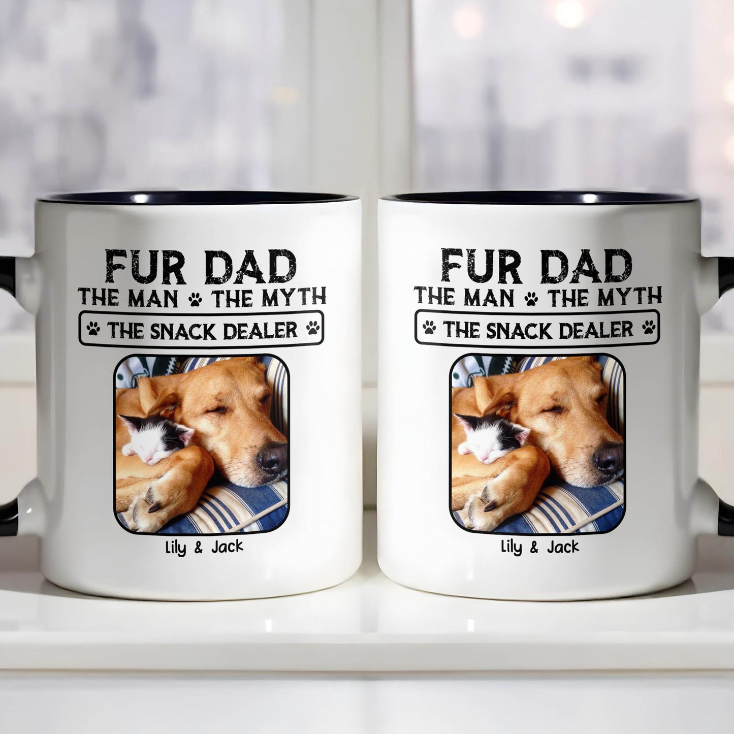 Fur Dad The Man The Myth The Snack Dealer