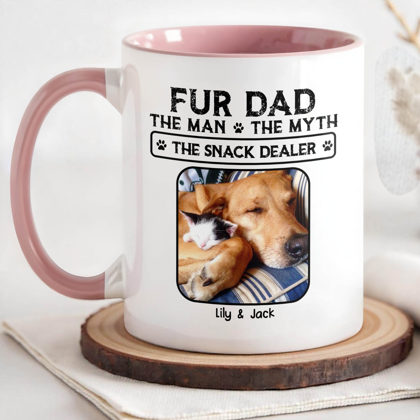 Fur Dad The Man The Myth The Snack Dealer