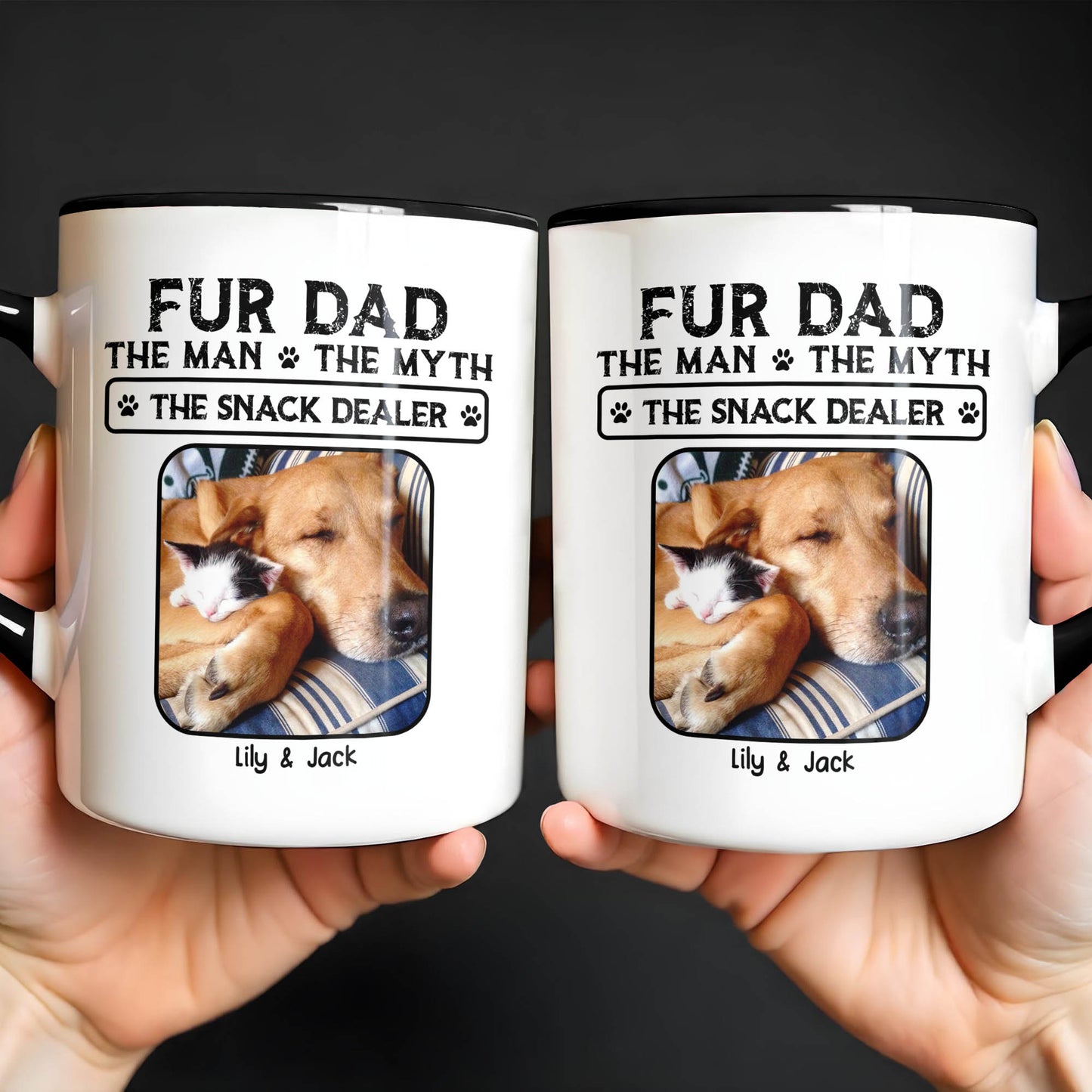 Fur Dad The Man The Myth The Snack Dealer