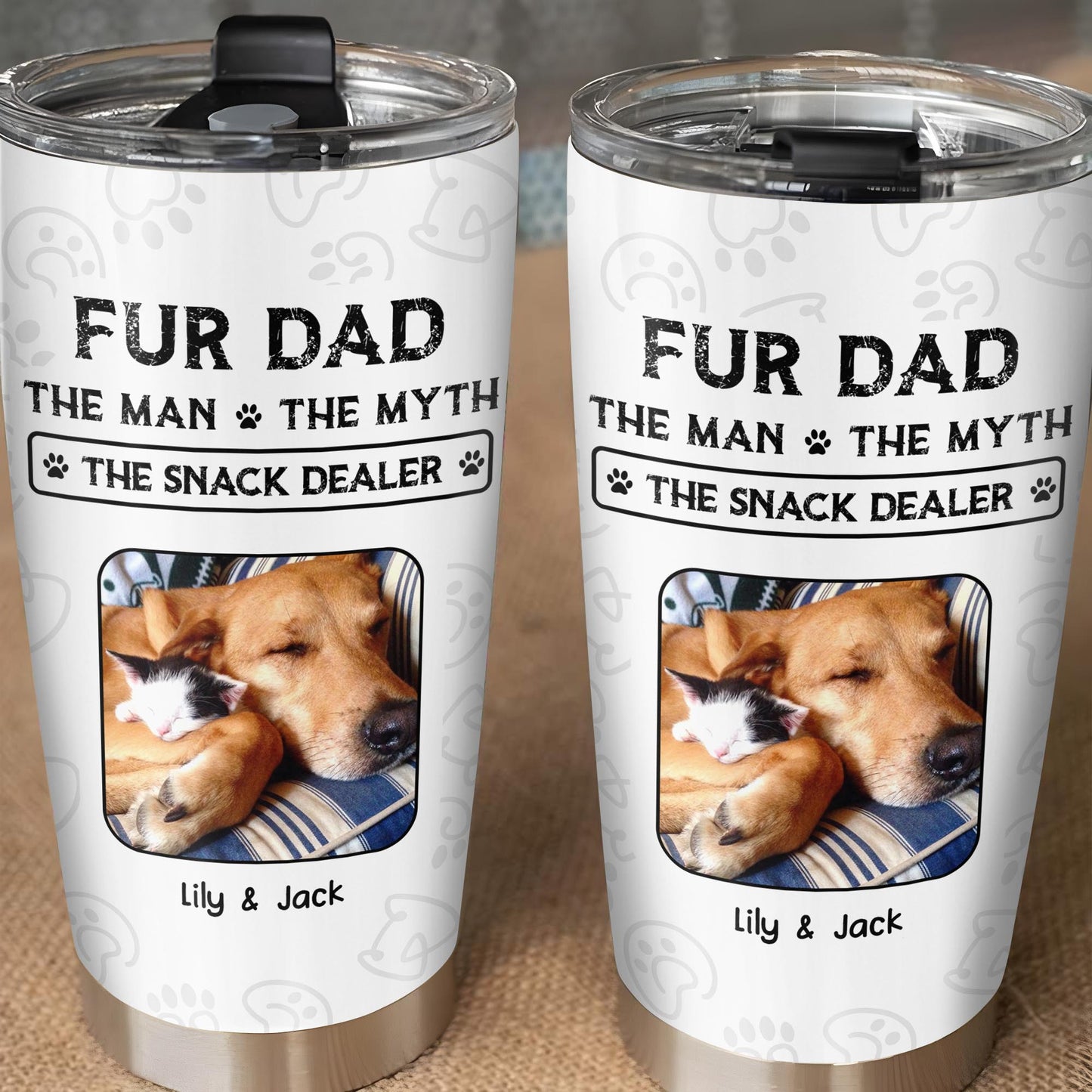 Fur Dad The Man The Myth The Snack Dealer Paw Prints Pet Photos