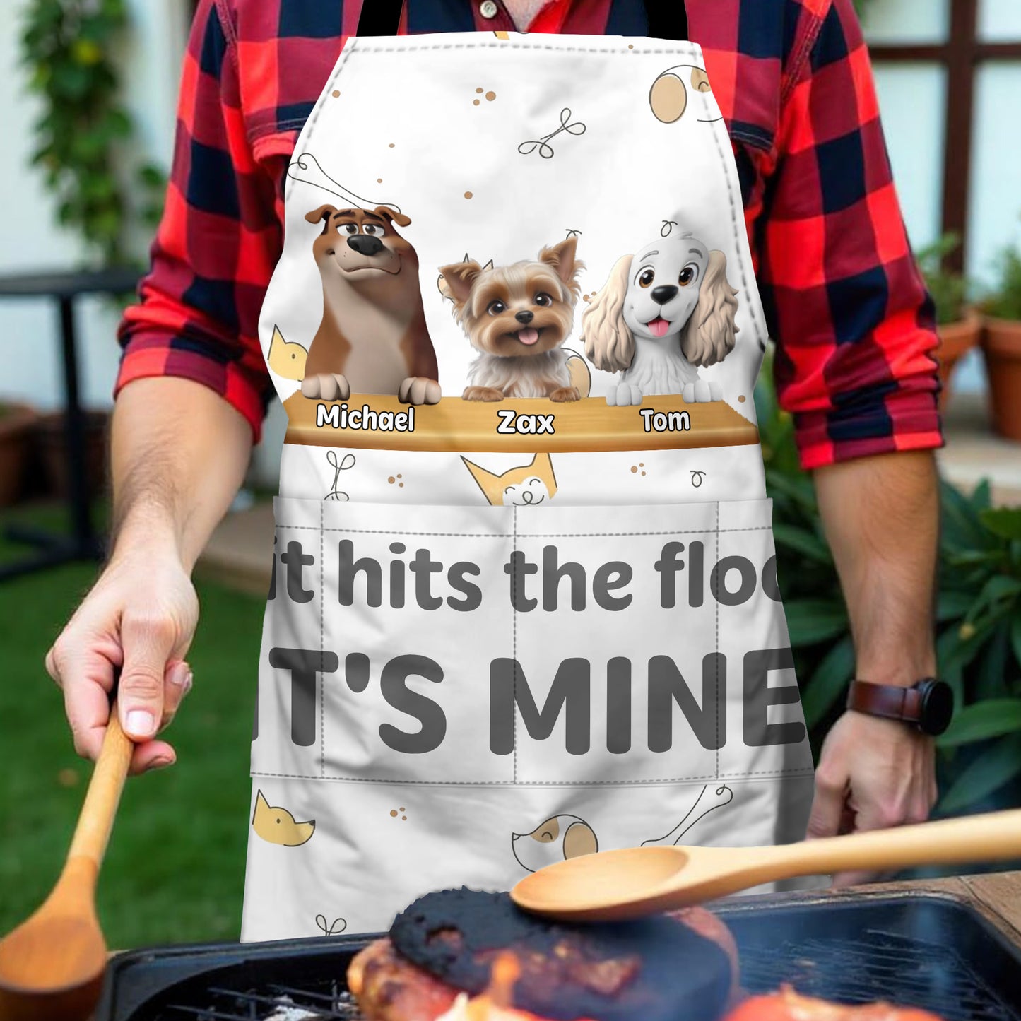 If It Hits the Floor, IT'S MINE, Dogs and Paw Prints