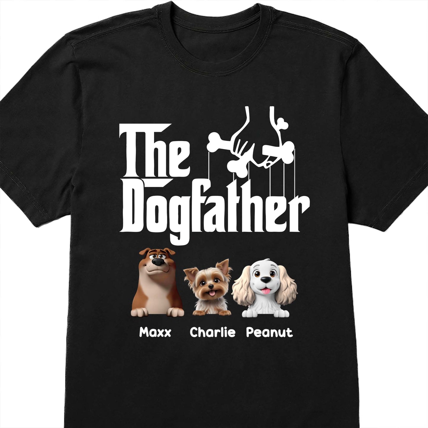 The Dogfather With Dogs and Bone