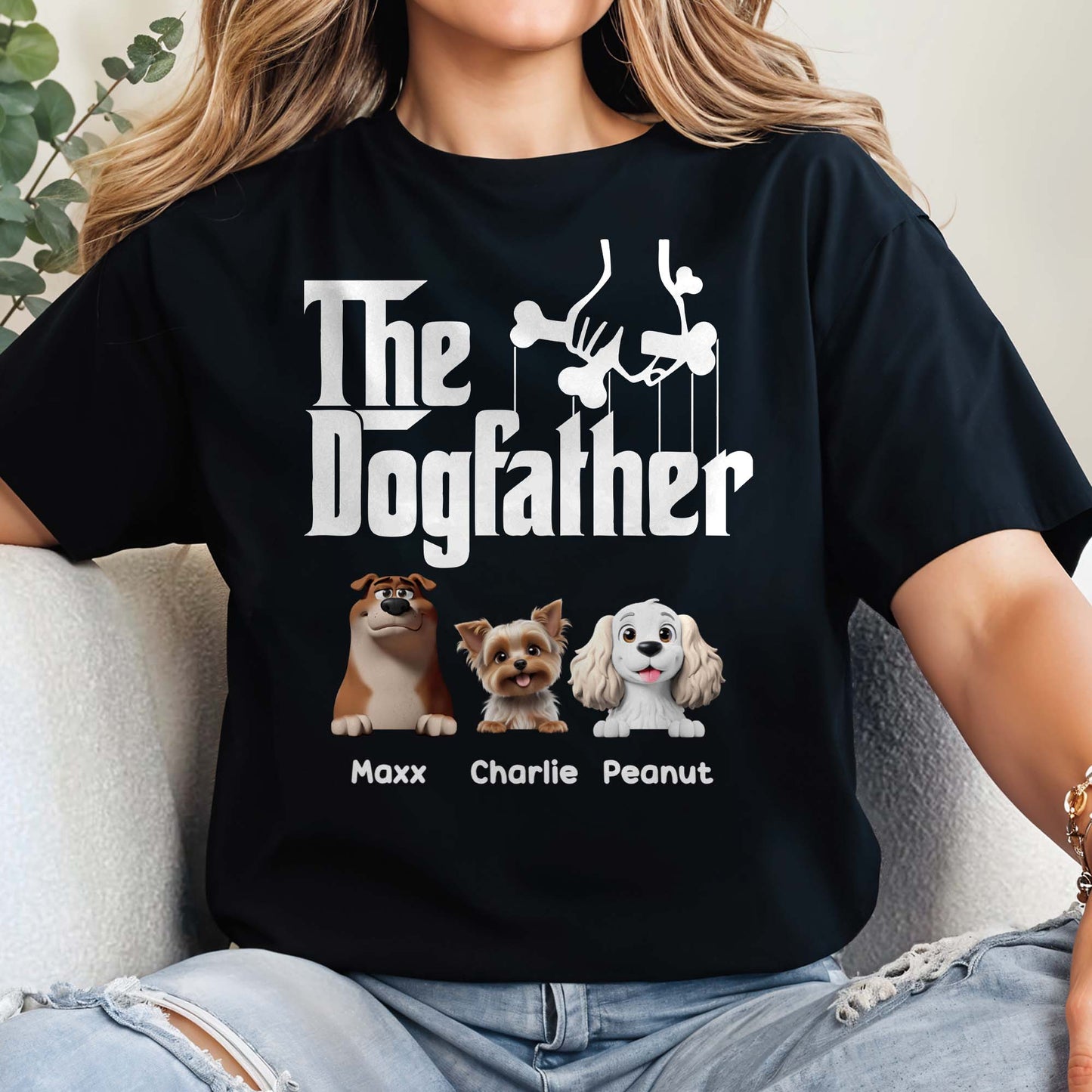 The Dogfather With Dogs and Bone