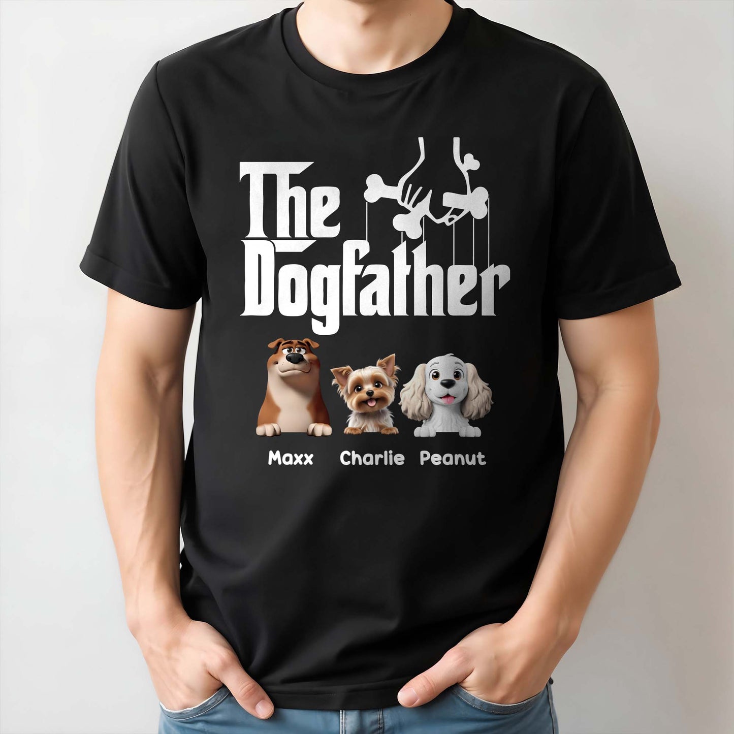 The Dogfather With Dogs and Bone