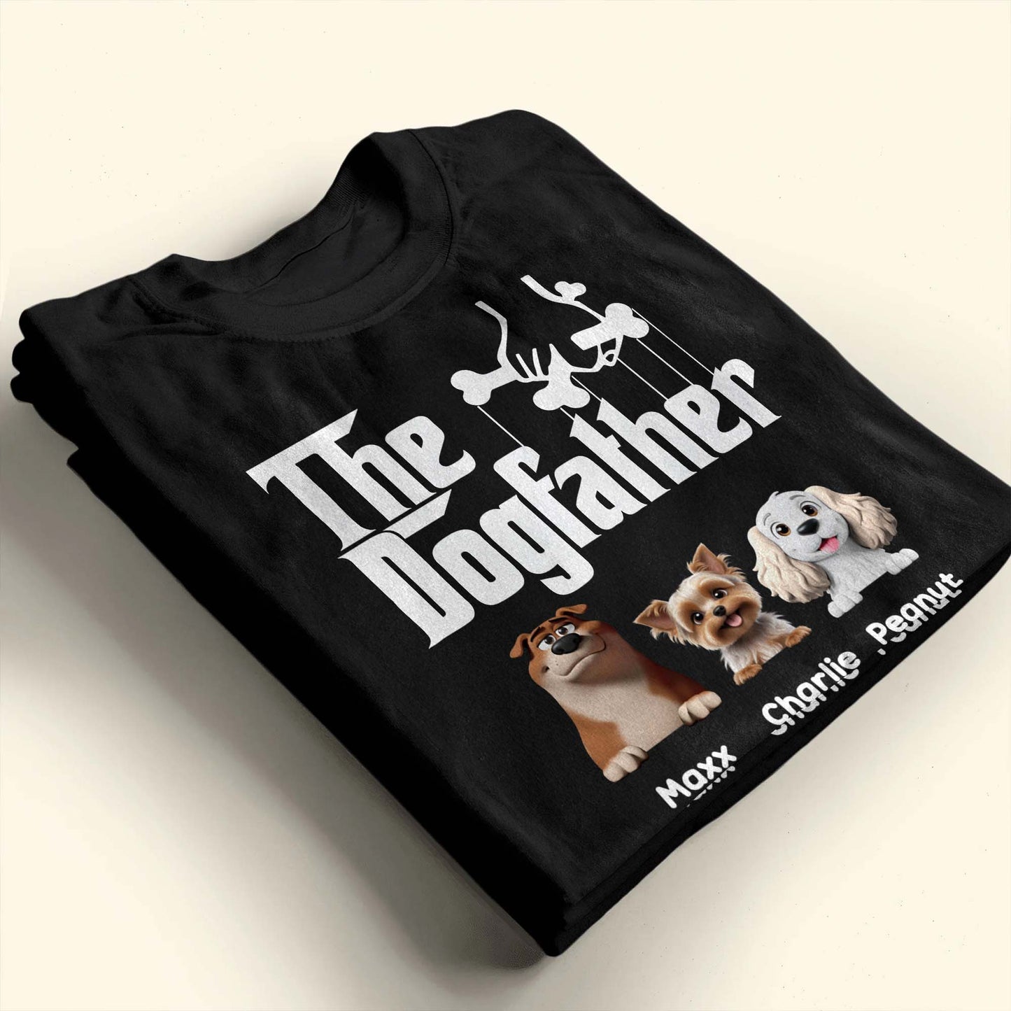 The Dogfather With Dogs and Bone