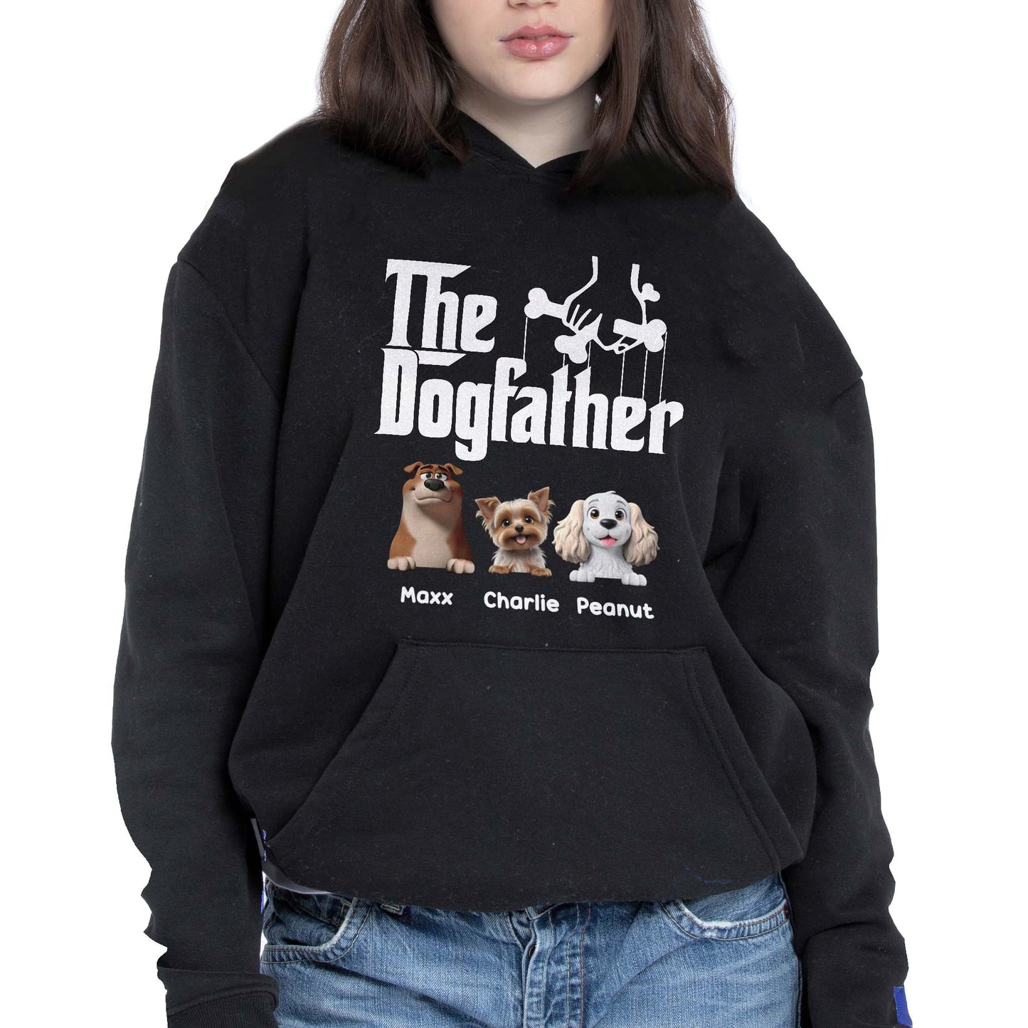 The Dogfather With Dogs and Bone