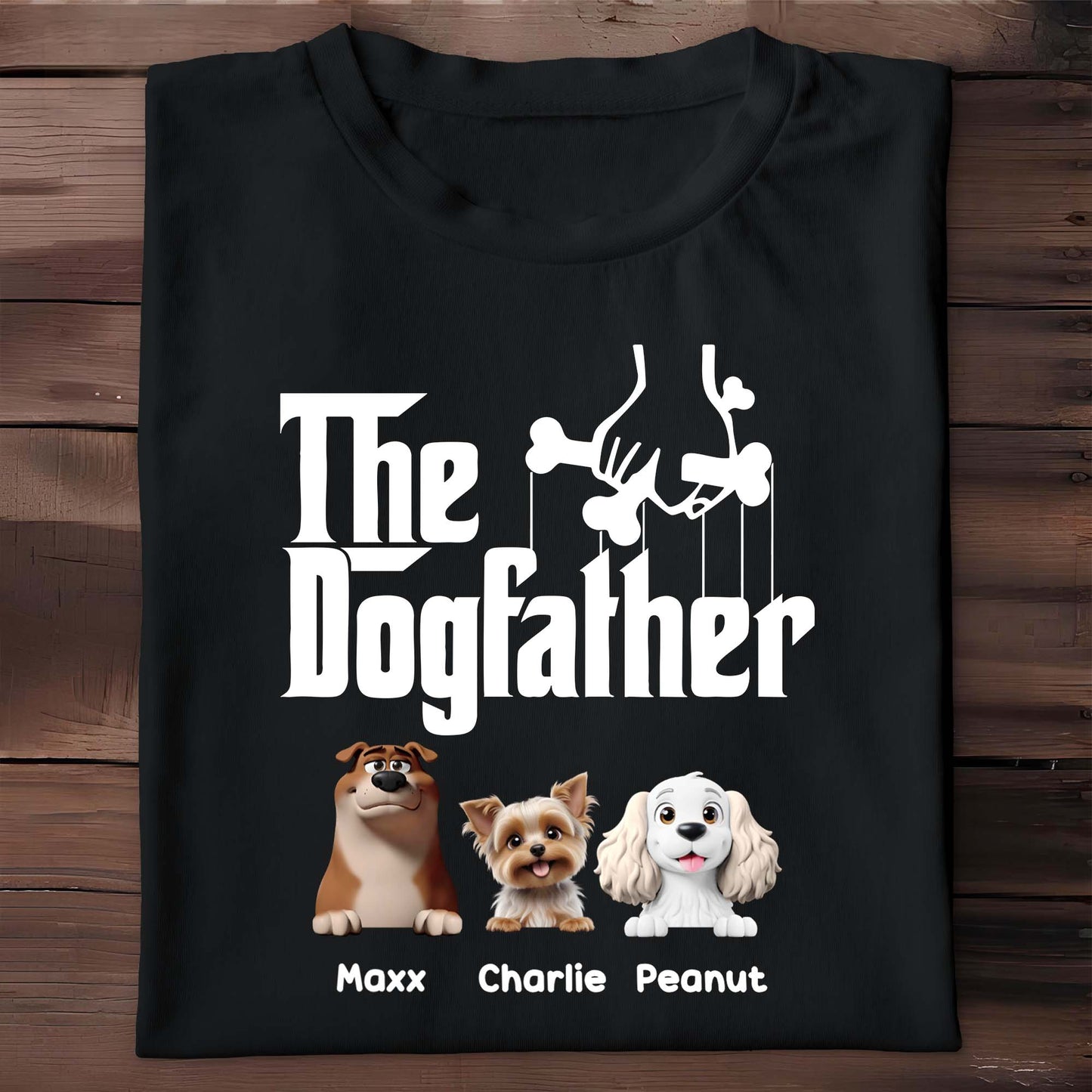 The Dogfather With Dogs and Bone