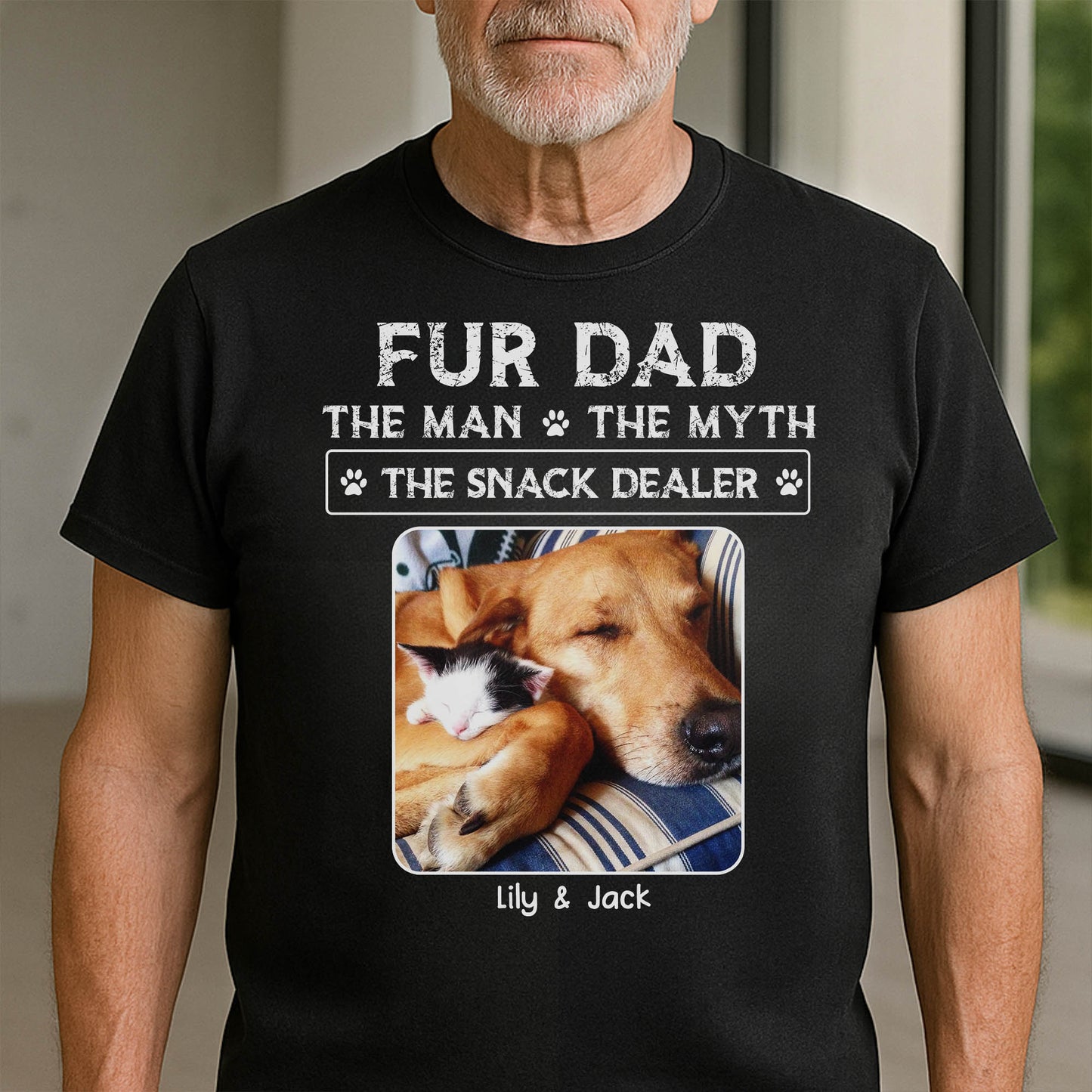 Fur Dad The Man The Myth The Snack Dealer